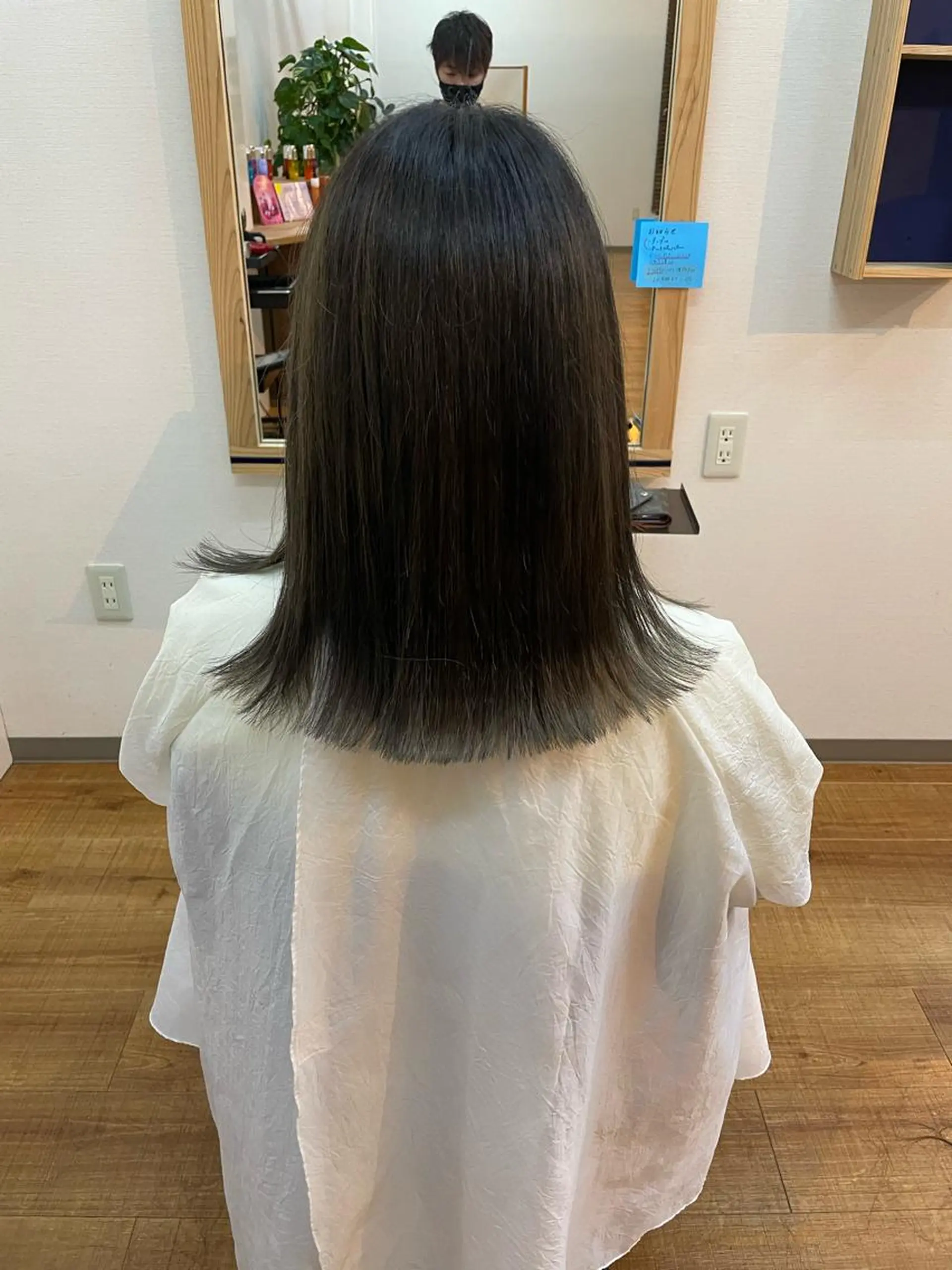 ミディアム SHANDIA 山本悠太のヘアスタイル