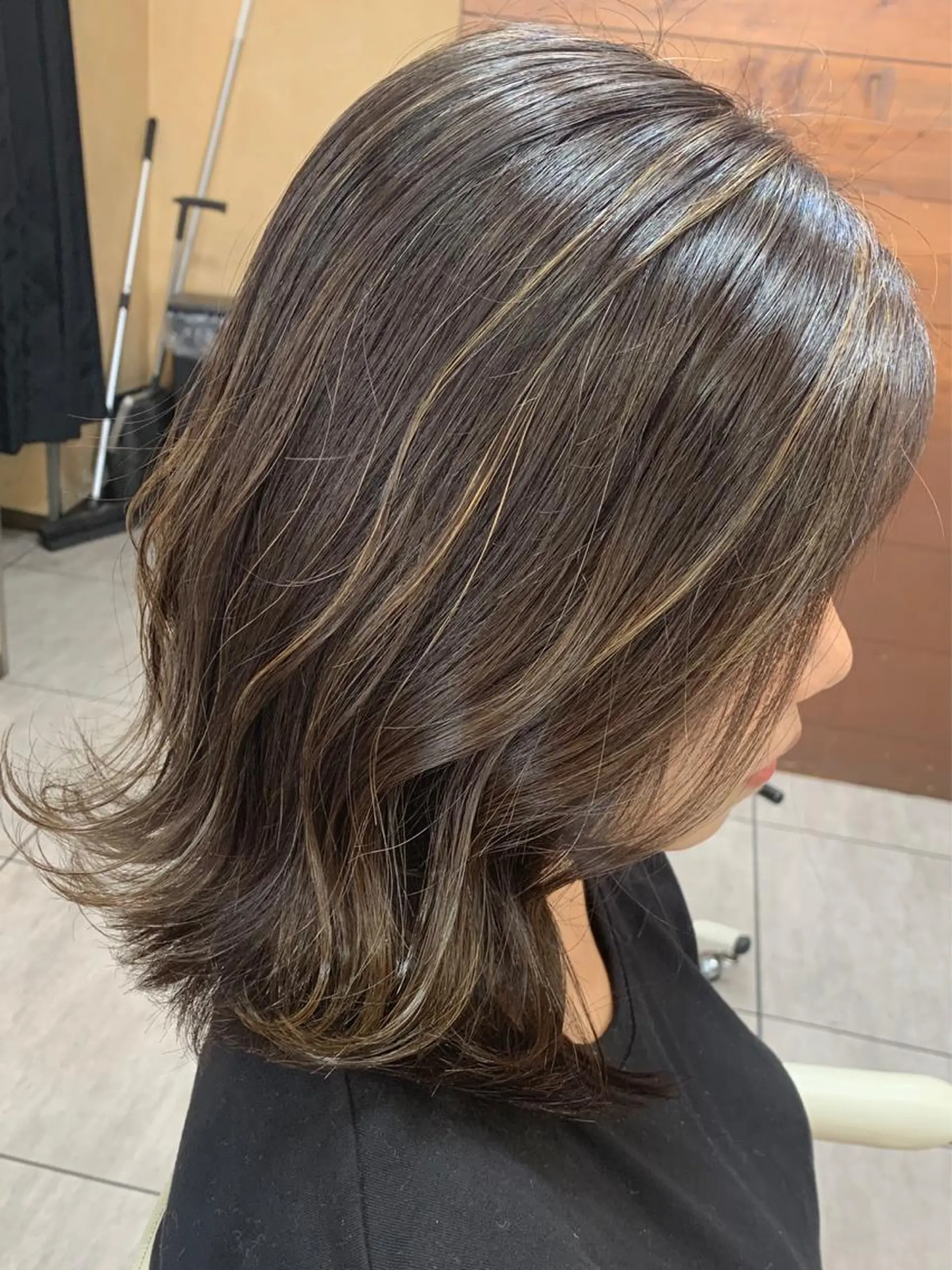 ミディアム 🫧艶髪カラー🫧 森本くるみのヘアスタイル