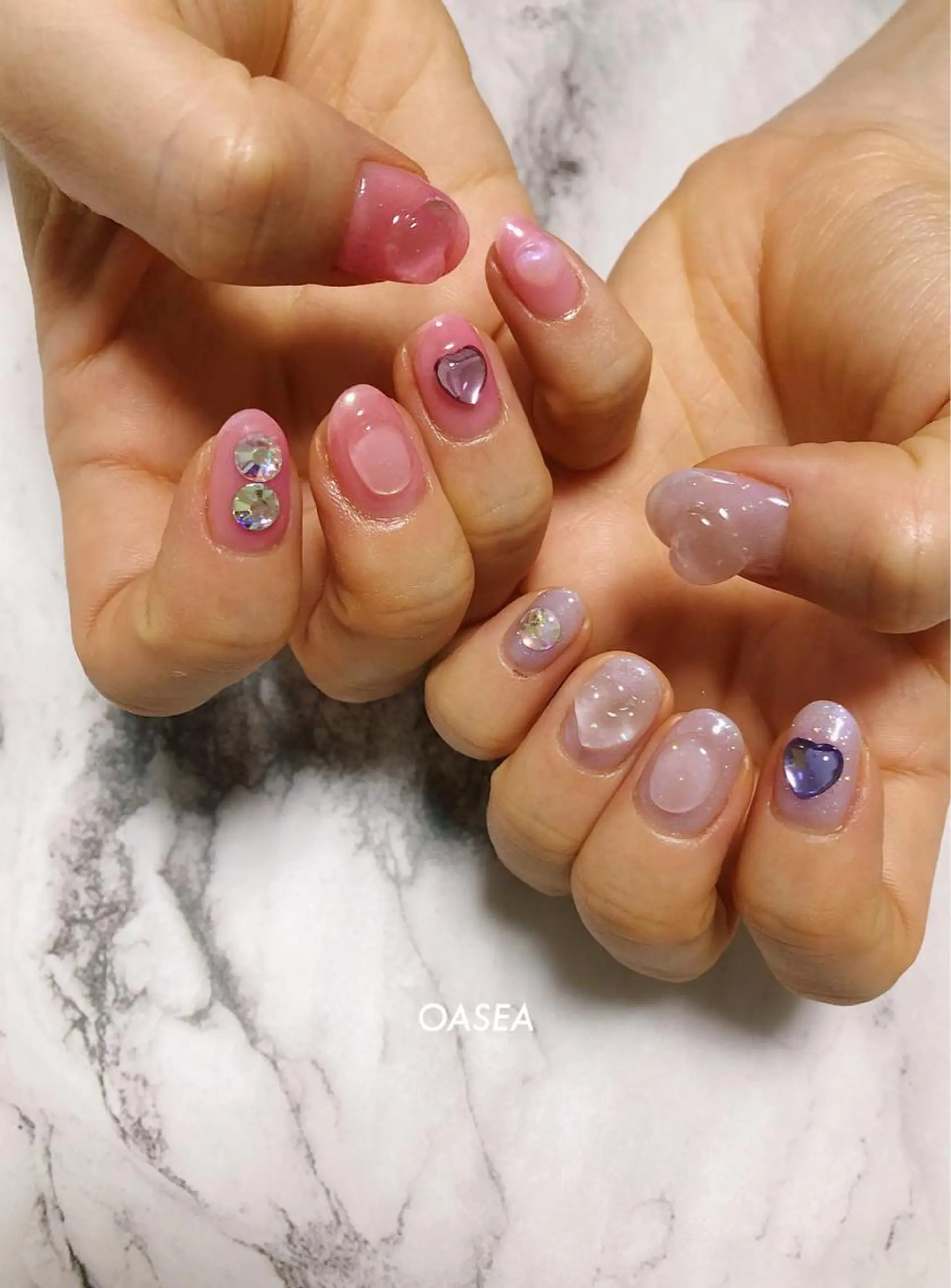 ネイル ハンドネイル 🌞💜 KAORI 🌴のネイルデザイン