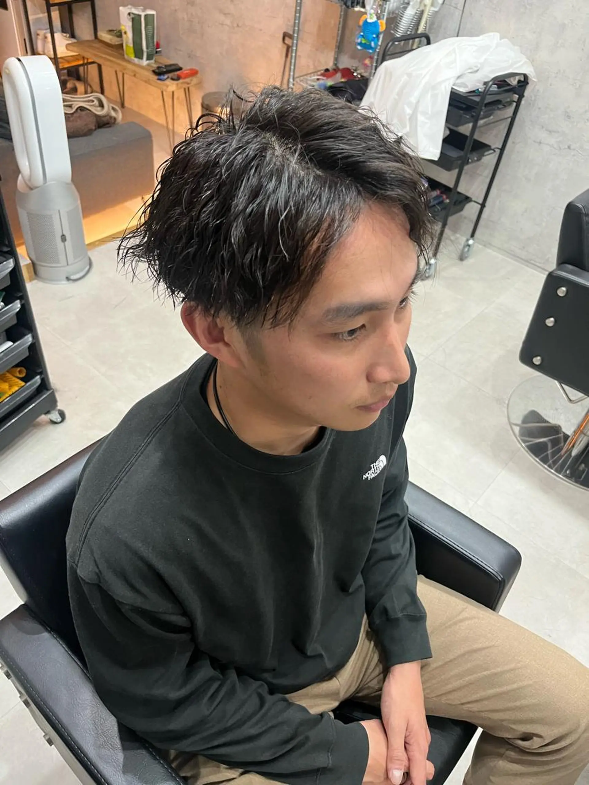 ショート メンズ カット パーマ トリートメント 鹿児島 TSUBASAのヘアスタイル