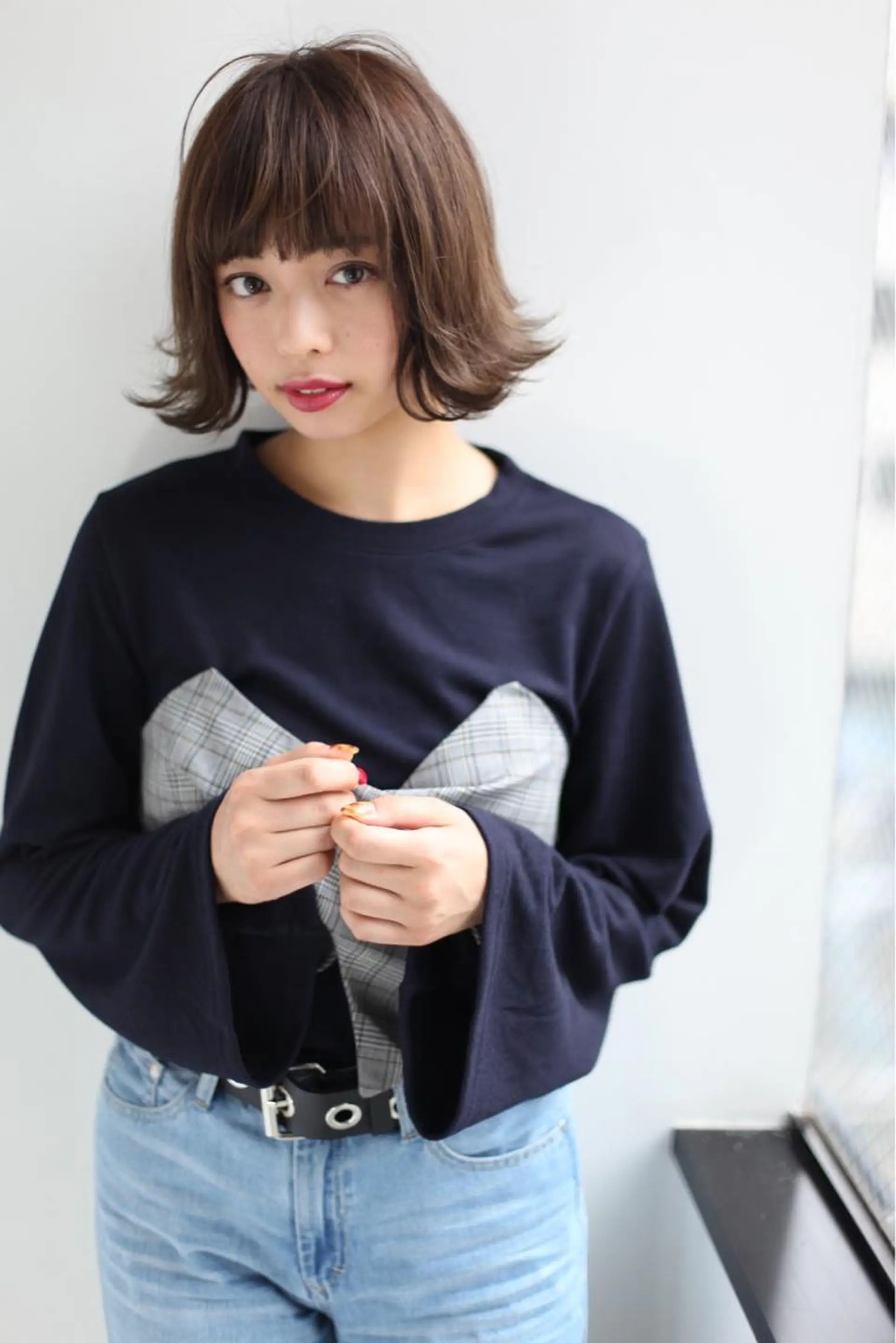 ミディアム カラー egg by TJ天気予報所属・🌈日比野 哲二のヘアスタイル