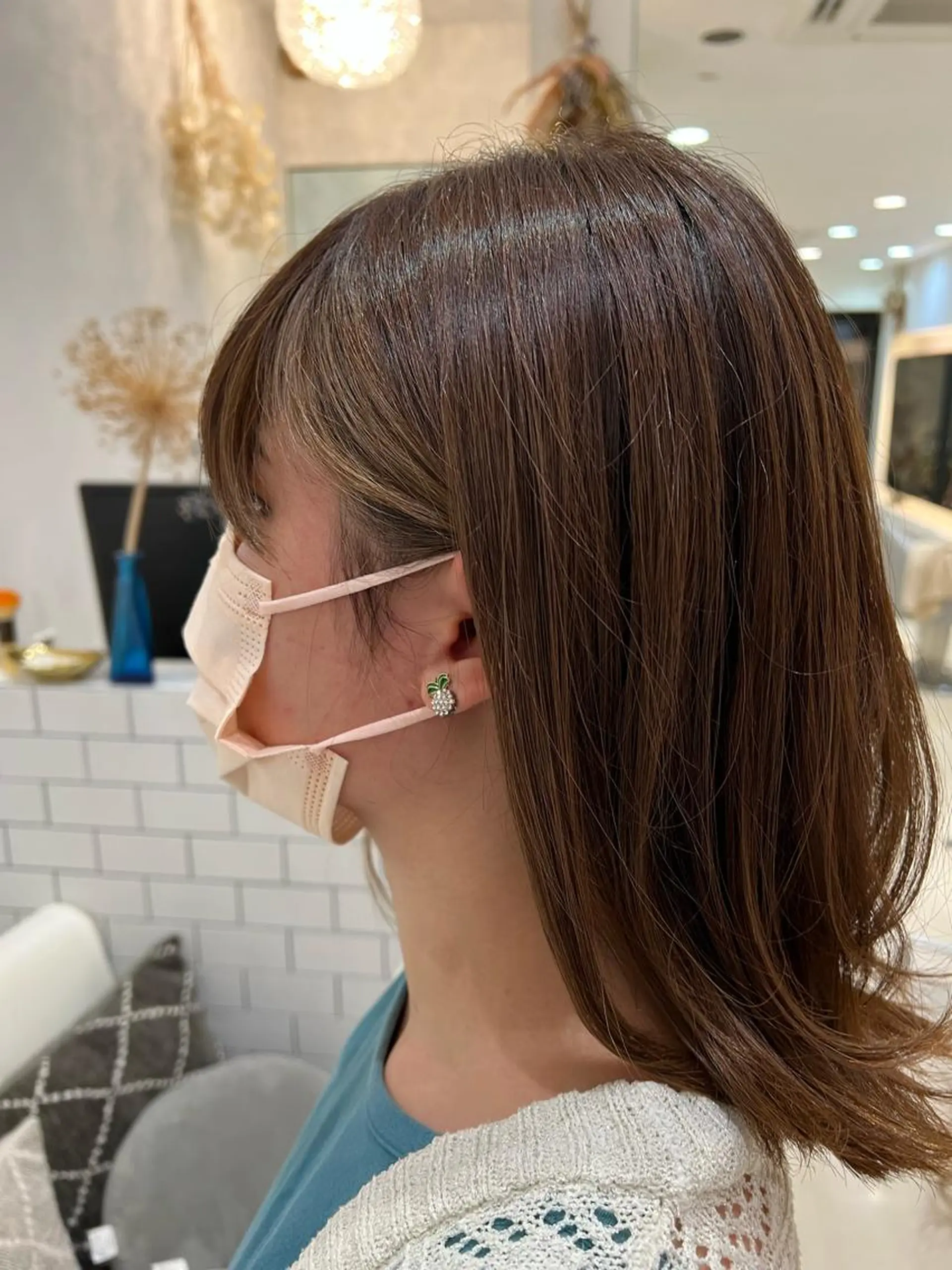 ミディアム 堀井 凌平のヘアスタイル