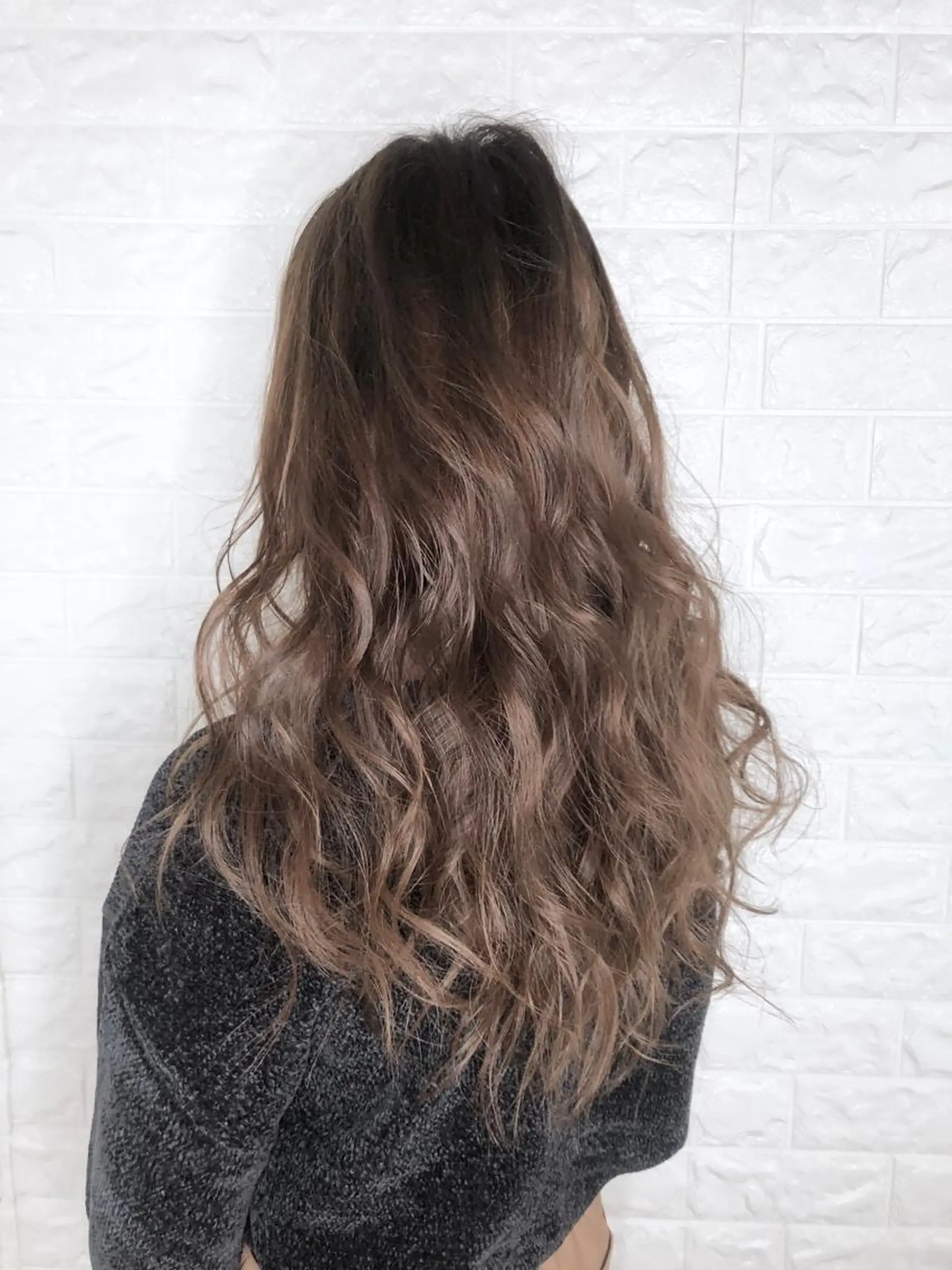 ロング アッシュ カット トリートメント 縮毛矯正/髪質改善 主税巧一のヘアスタイル