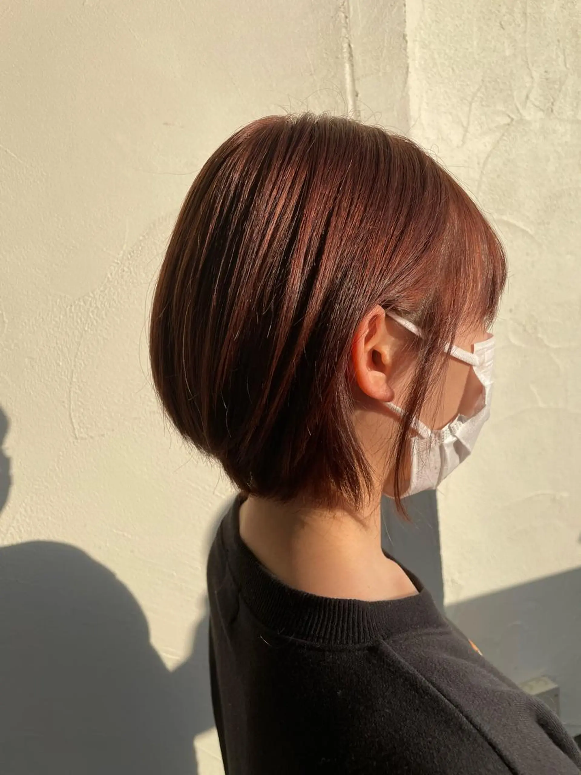 カラー ブリーチ ブリーチなしカラー ピンクカラー ルプラボウ/豊川/ レイヤー/サクラのヘアスタイル