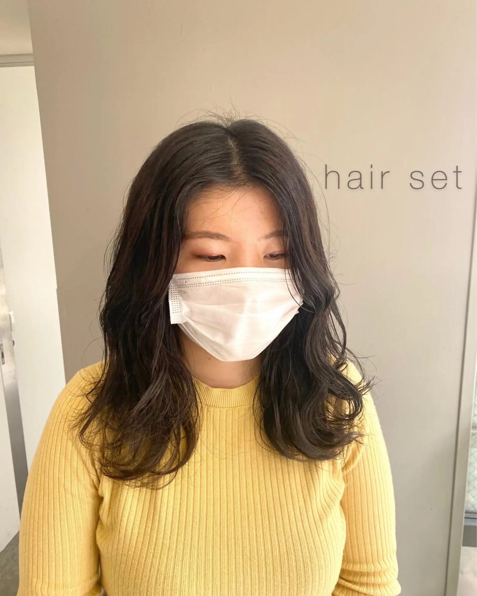 セミロング カラー ヘアアレンジ 韓国風ヘア ボブ /ニュアンス/ satomi🧸💖のヘアスタイル