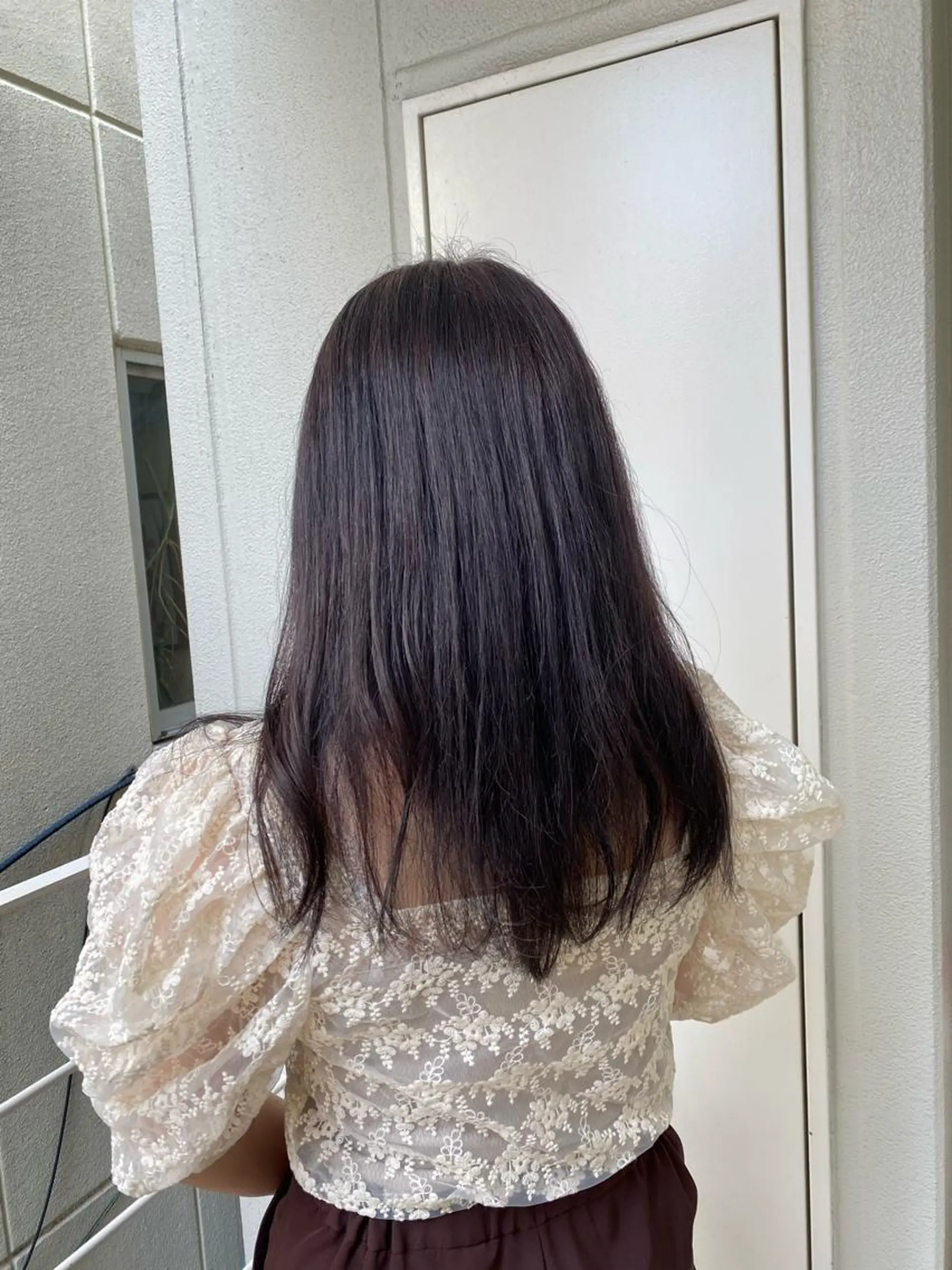 セミロング カラー ナチュラル/韓国💎 haruka 💎のヘアスタイル