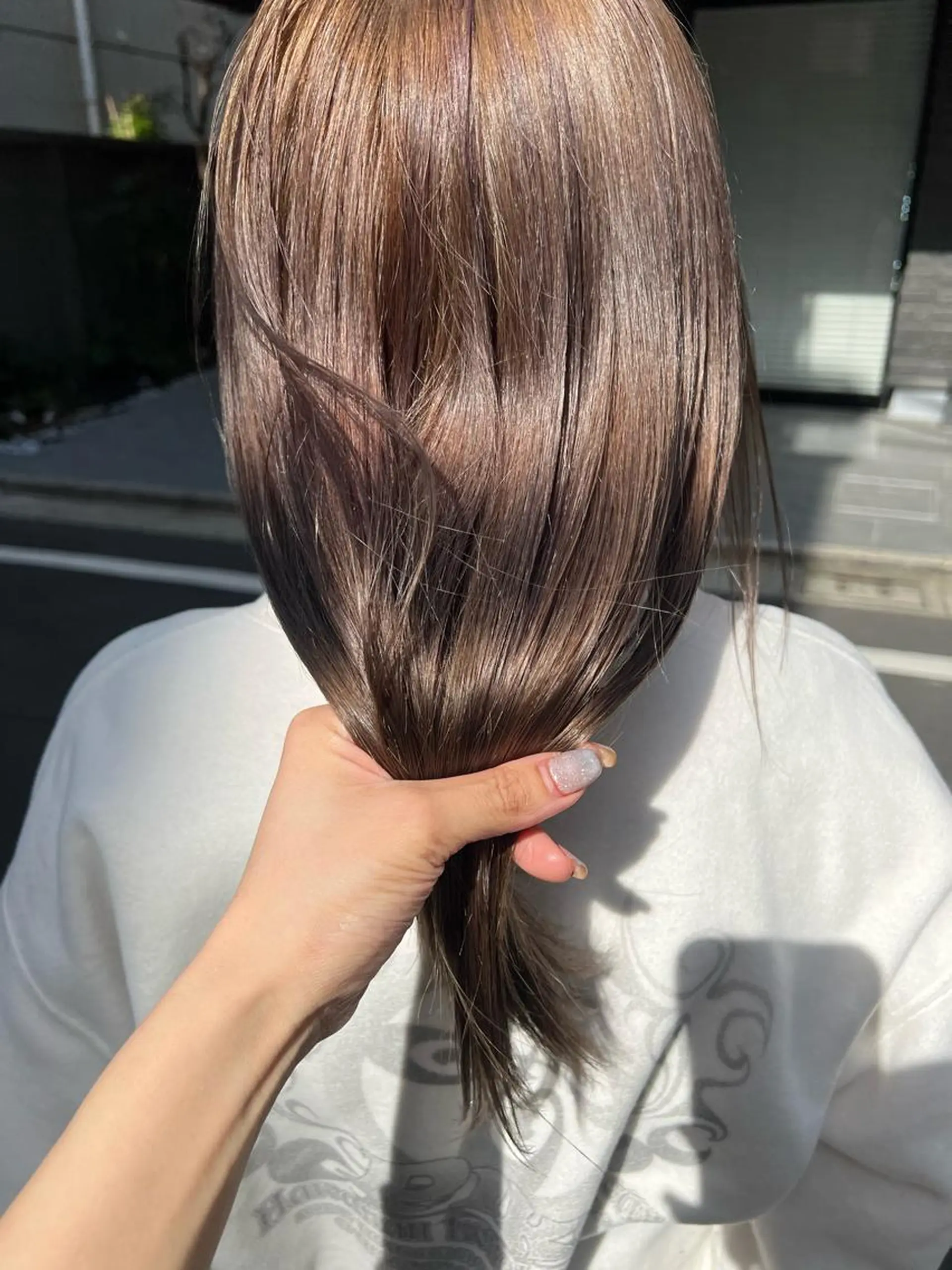 セミロング カラー 圧倒的デザイン力 店長🎨RENAのヘアスタイル