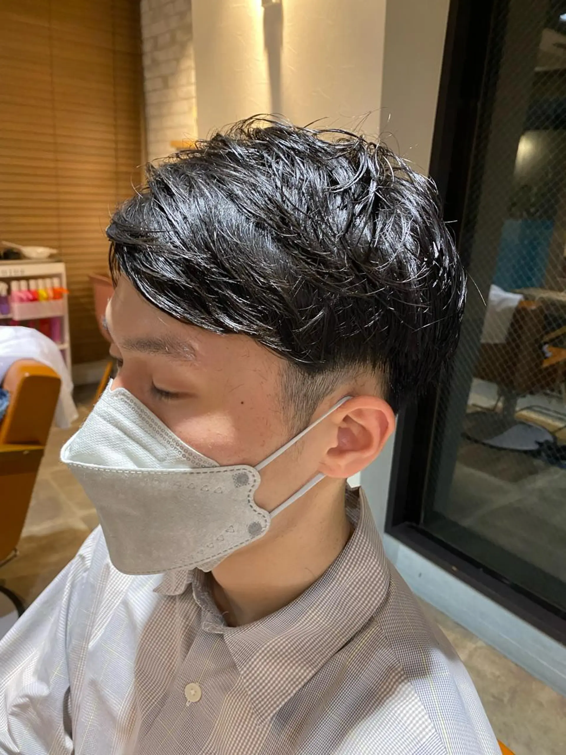 メンズ 🟣メンズパーマ 川端 永遠🟣のヘアスタイル