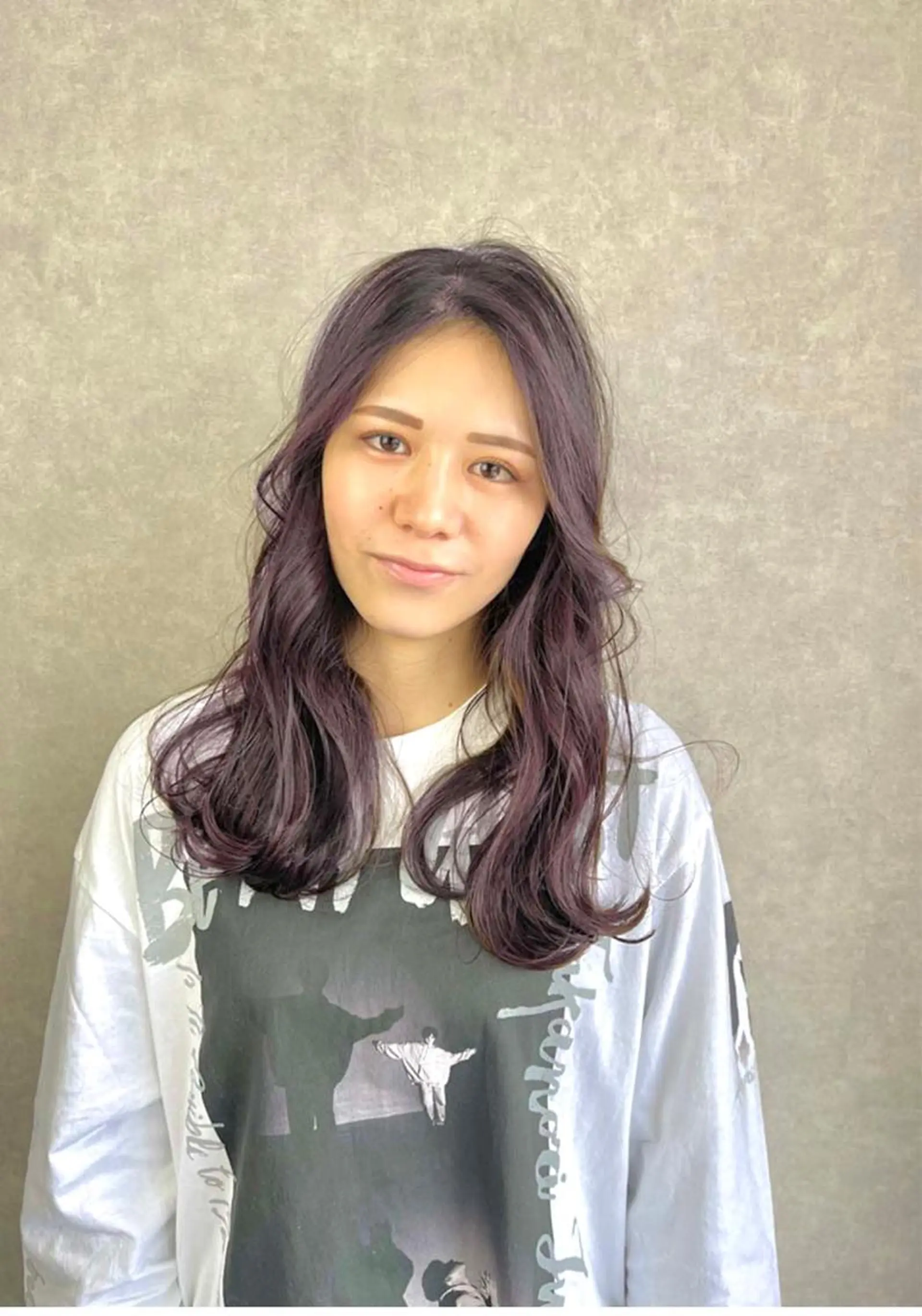 セミロング カラー カット ヘアカラー トリートメント 一ノ瀬 暁のヘアスタイル