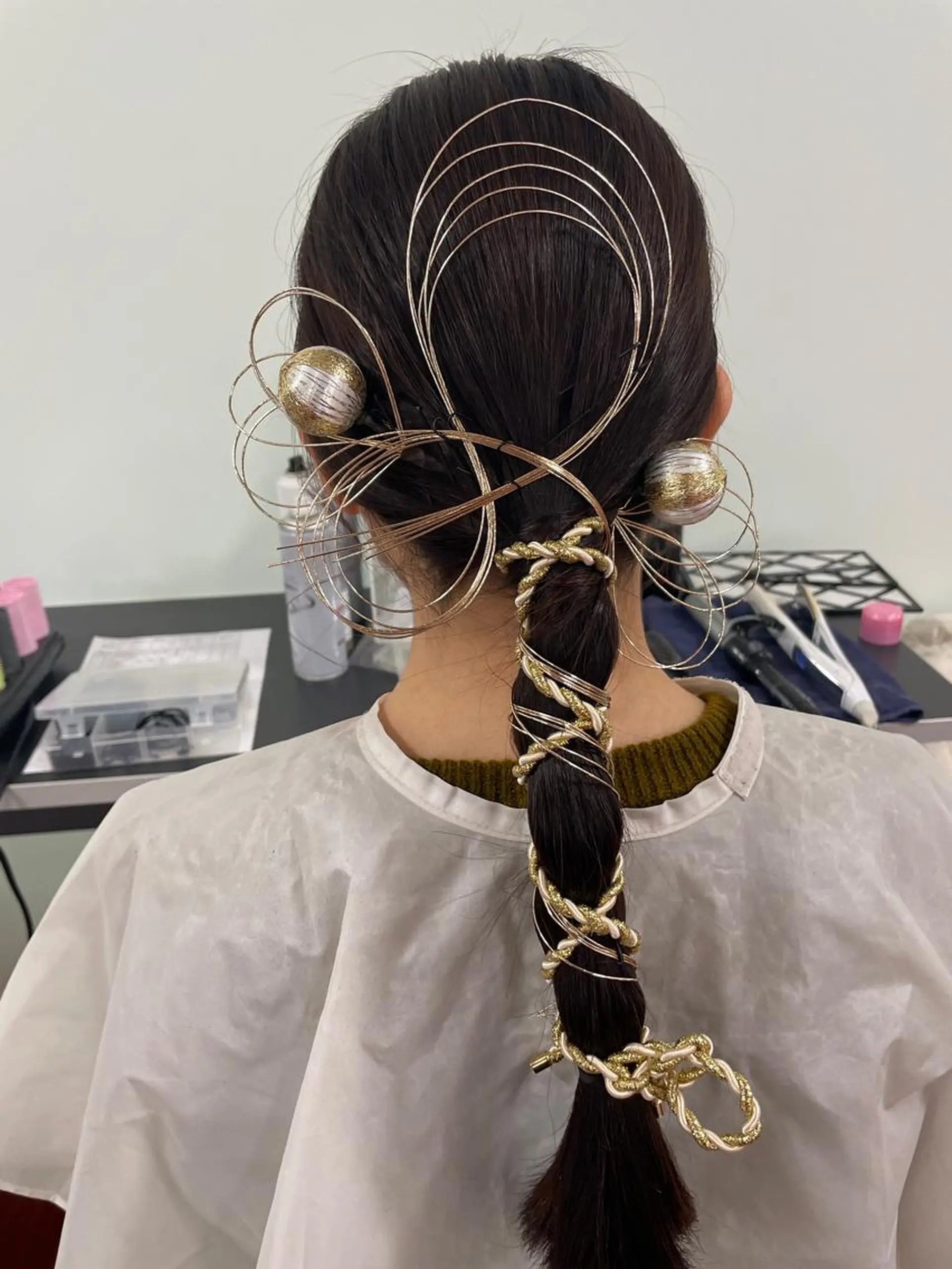 ロング 開發 紗貴のヘアスタイル