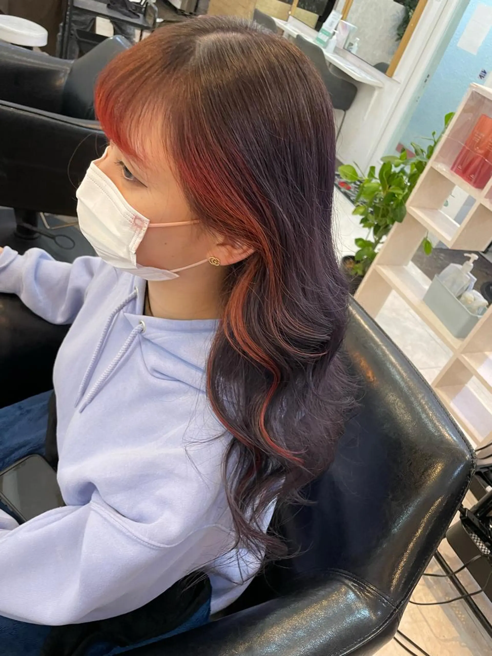 ロング カラー なつき/派手髪カラー /艶髪カラーのヘアスタイル