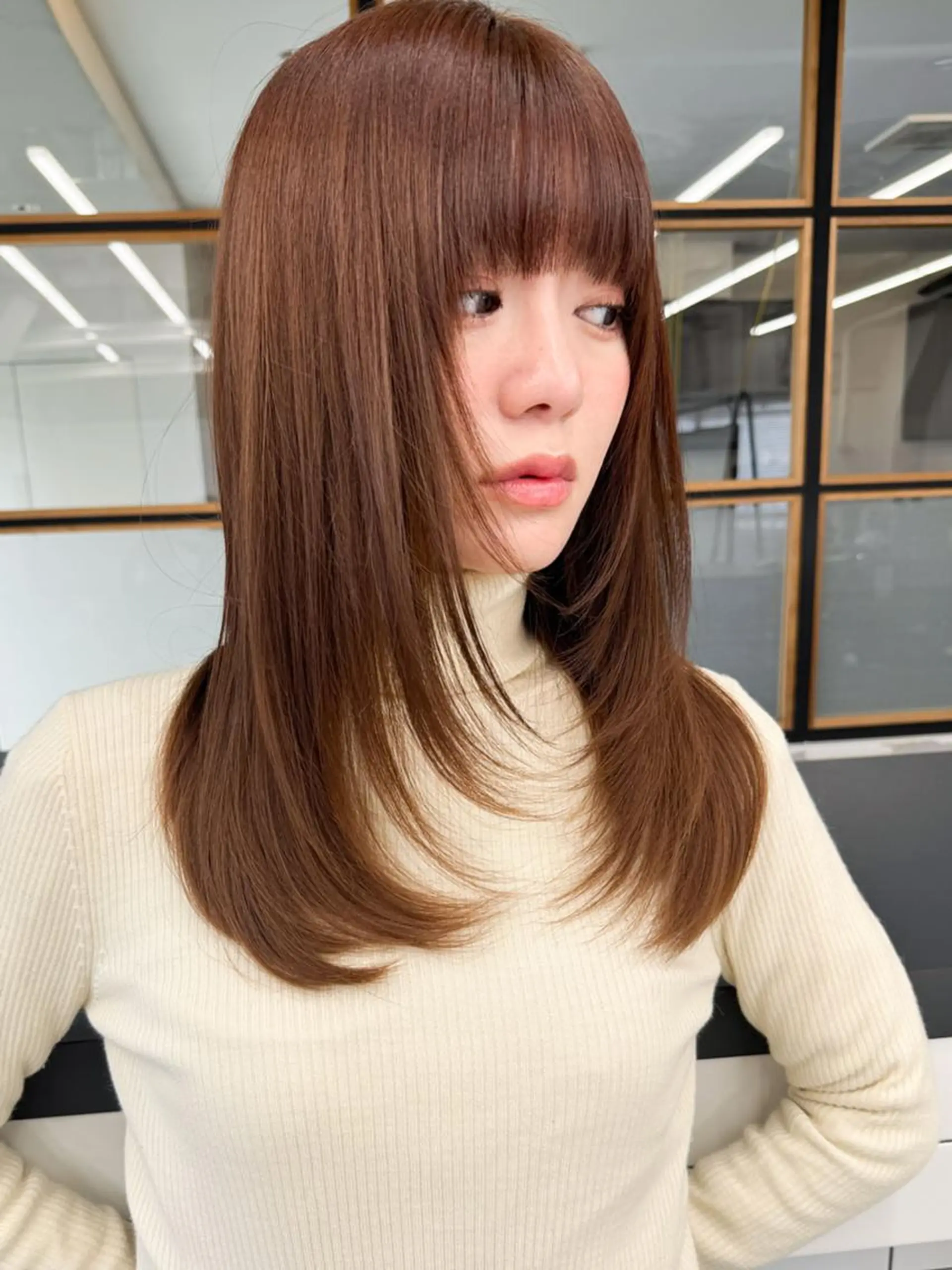 カラー ロング ヘアカラー 🦋透明感カラー 🦋🫧愛加のヘアスタイル