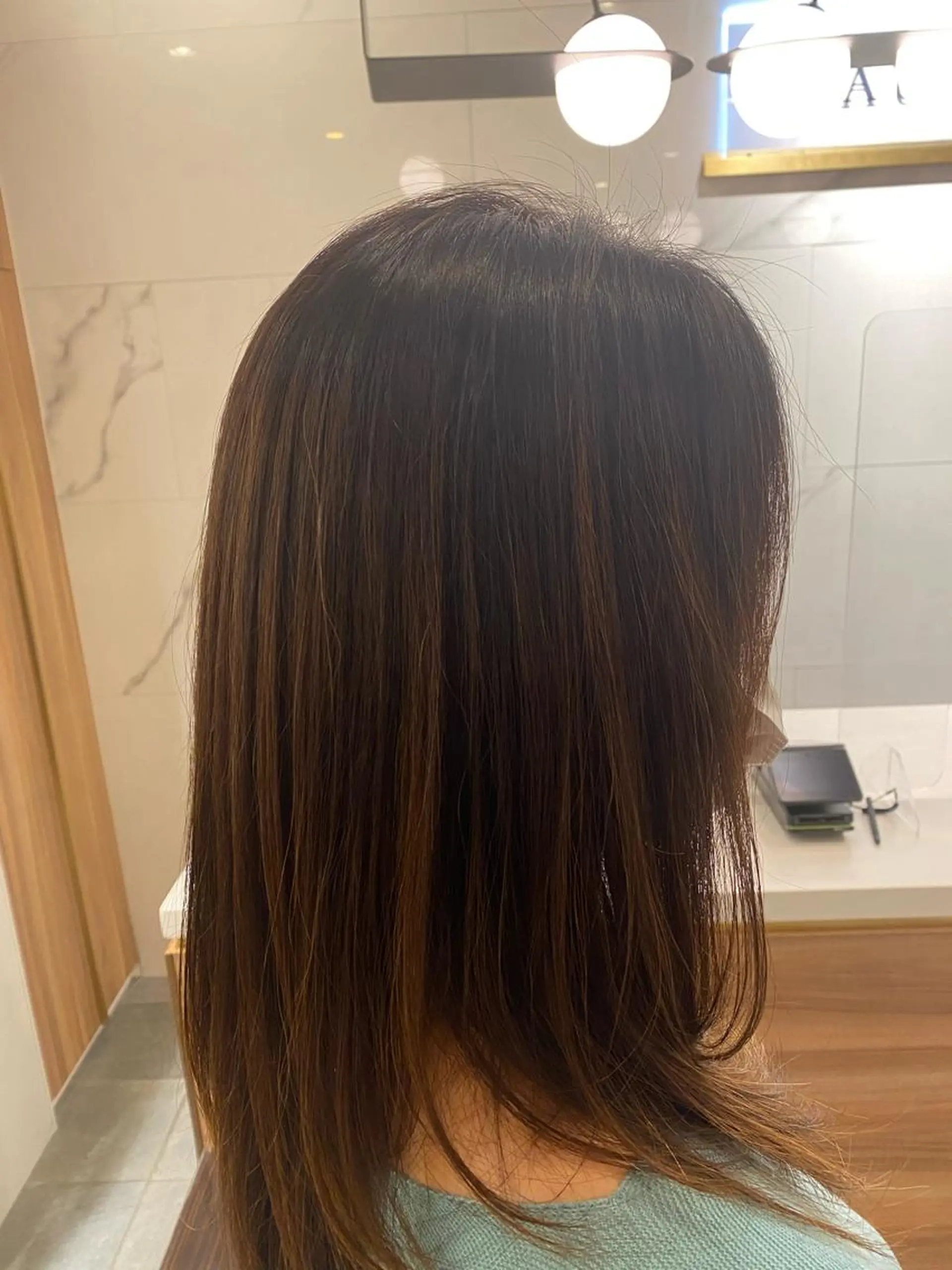 ミディアム カラー 門崎未依/レイヤー/ メンズカット🪿🌼のヘアスタイル