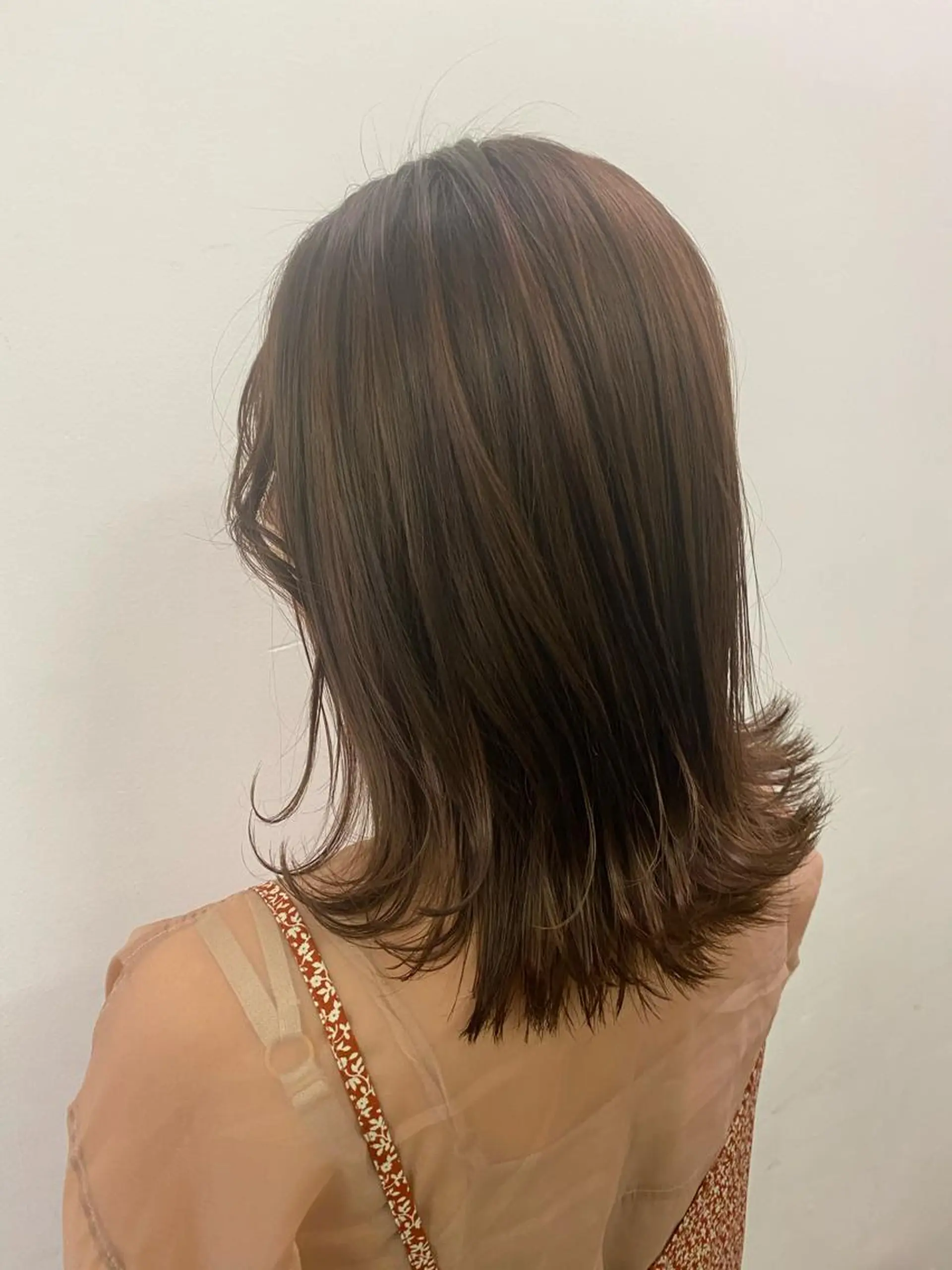 ミディアム カラー カット ヘアカラー トリートメント brace今里店店長 加井直樹のヘアスタイル