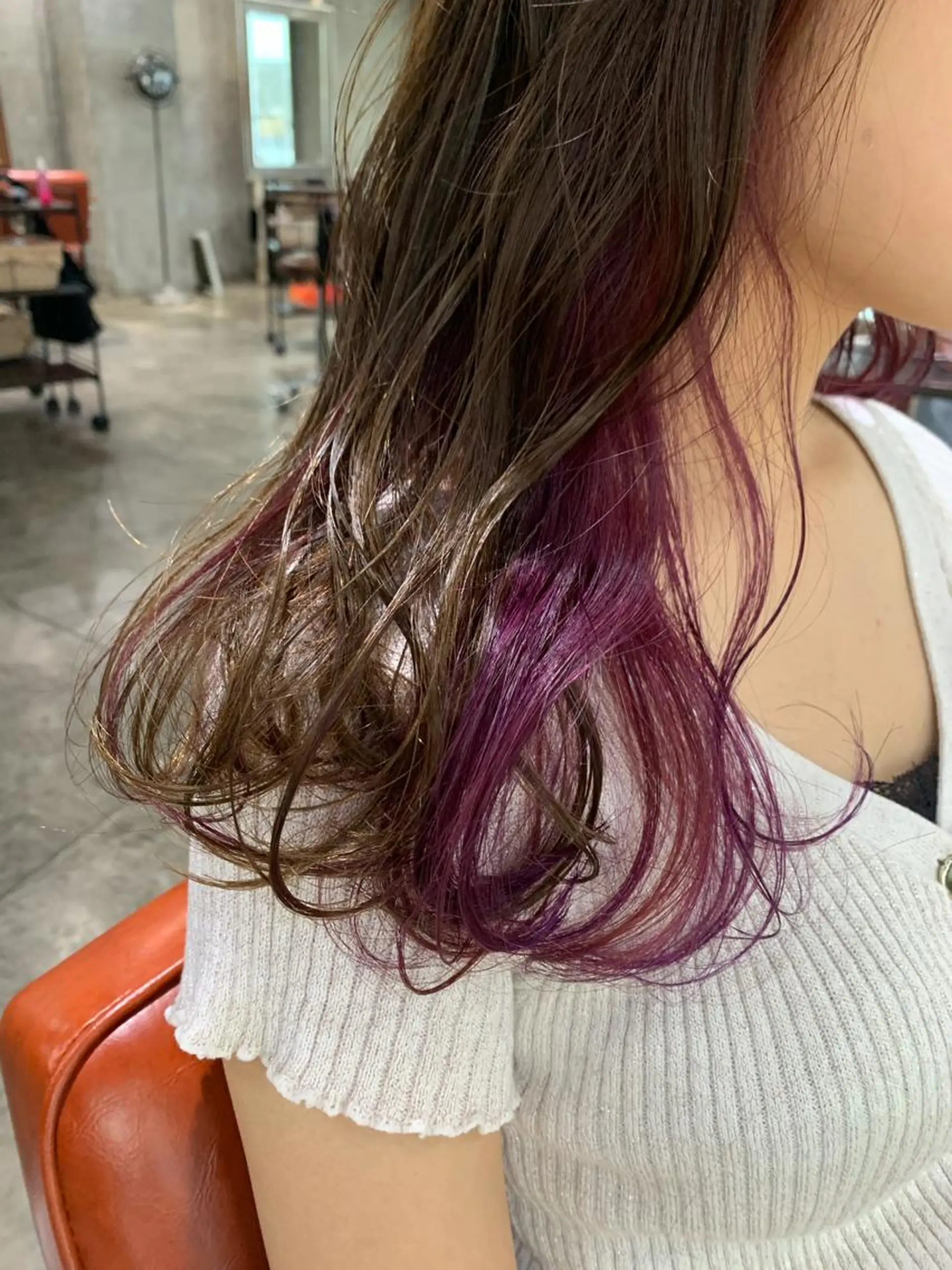 ミディアム ヘアカラー トリートメント レイヤーカット/ ブリーチカラー/雅人のヘアスタイル