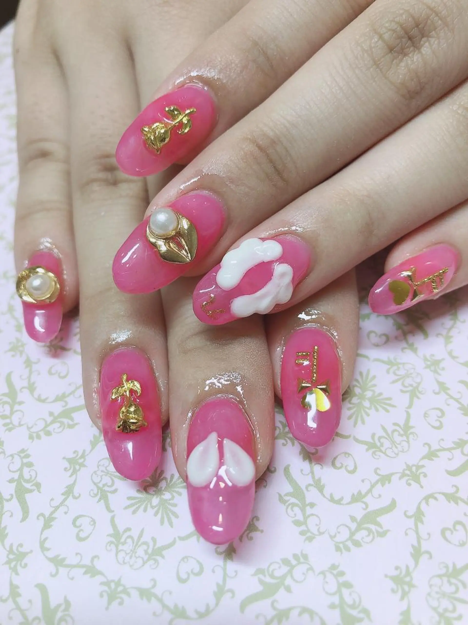 ネイル アートネイル ジェルネイル スカルプネイル ハンドネイル Piacere 絵美のネイルデザイン