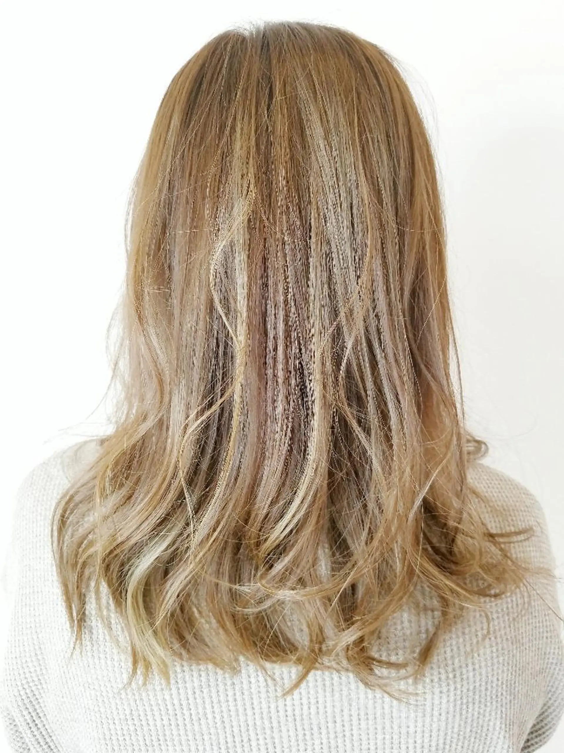 セミロング カラー ハイライトカラー ハイライト 髪質改善/ハイライト 小林秀樹のヘアスタイル