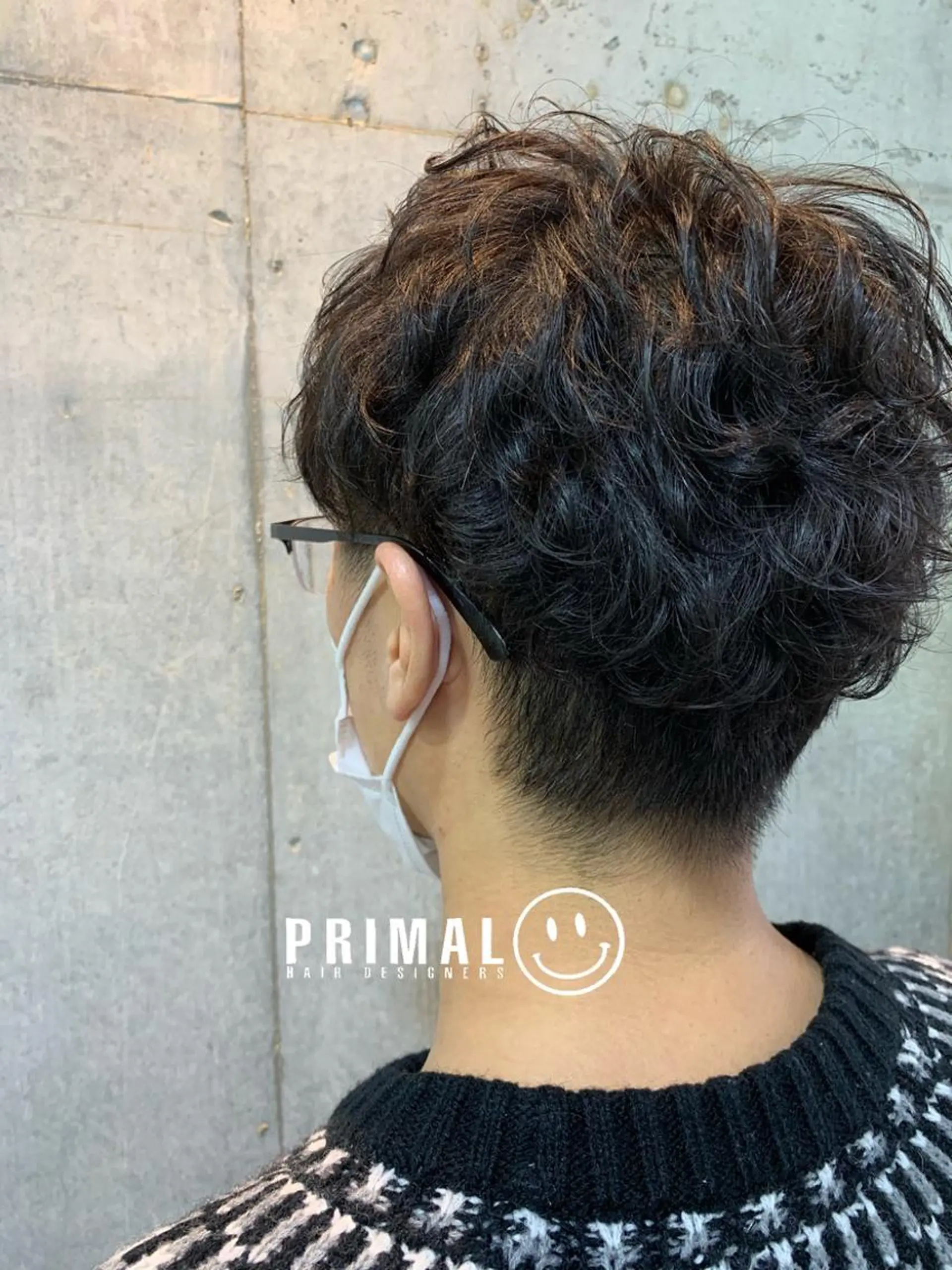 ショート メンズ カット パーマ 佐瀬竜矢PRIMAL /portのヘアスタイル