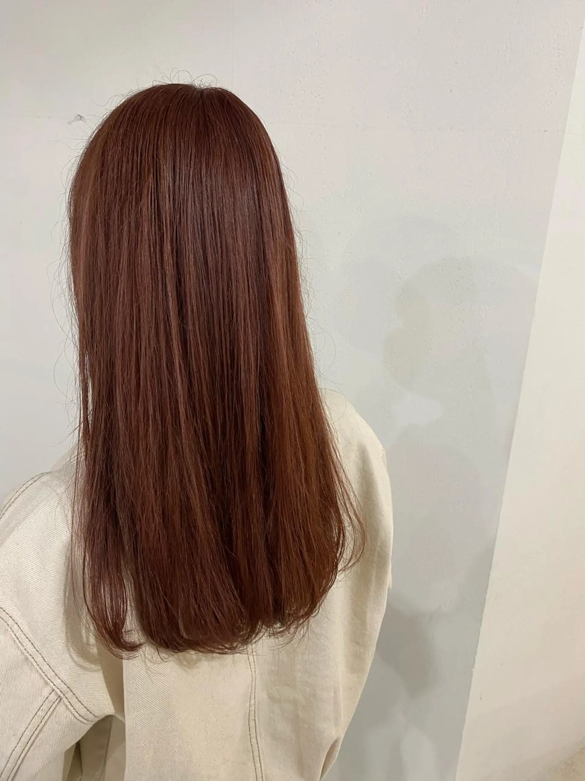 セミロング カラー ブラウンカラー ピンクカラー ピンクブラウン 縮毛矯正 トリートメント 【透明感カラー】💠 TETSUのヘアスタイル