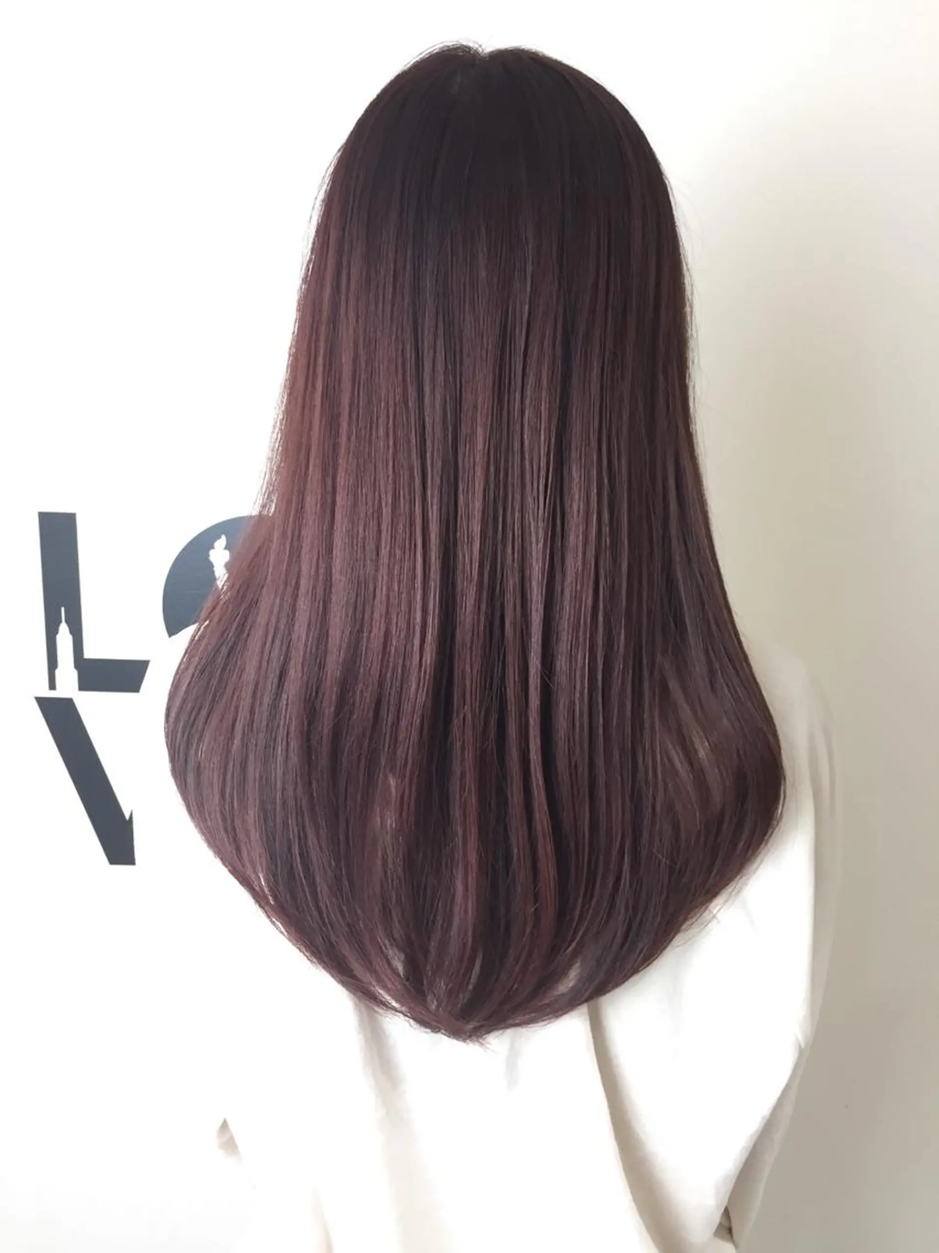 セミロング カラー バイオレットカラー ヘアカラー ✂️小顔カット✂️ 山本有紀のヘアスタイル