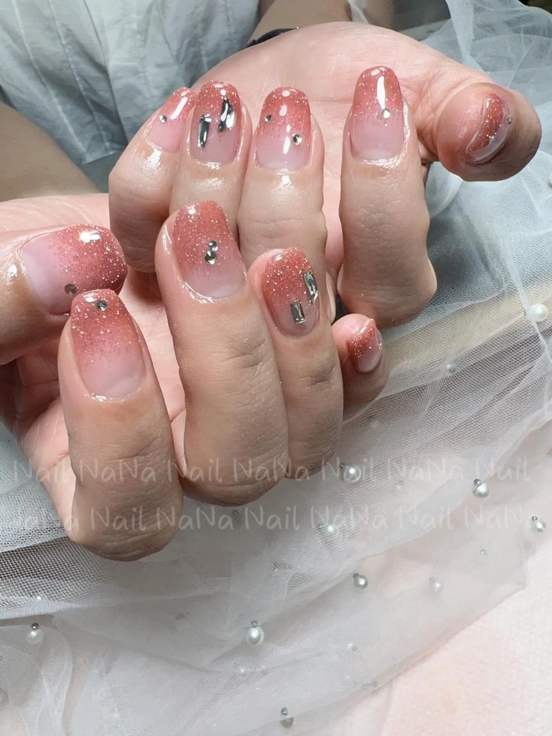 ショート カラー ネイル ハンドネイル Nail NaNaのネイルデザイン