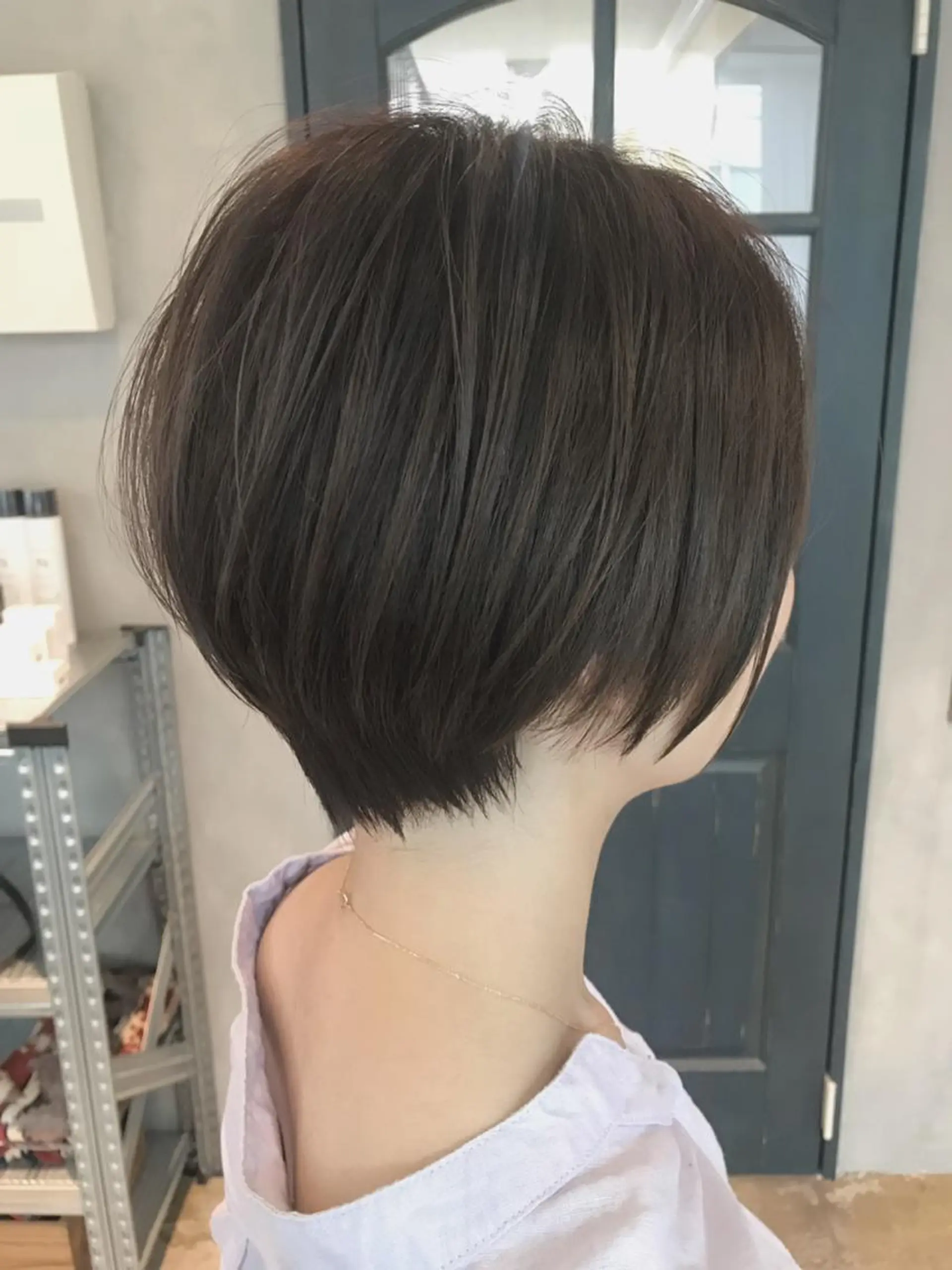 ショート カラー ショートヘア カット ヘアカラー タカサキ ケイタのヘアスタイル