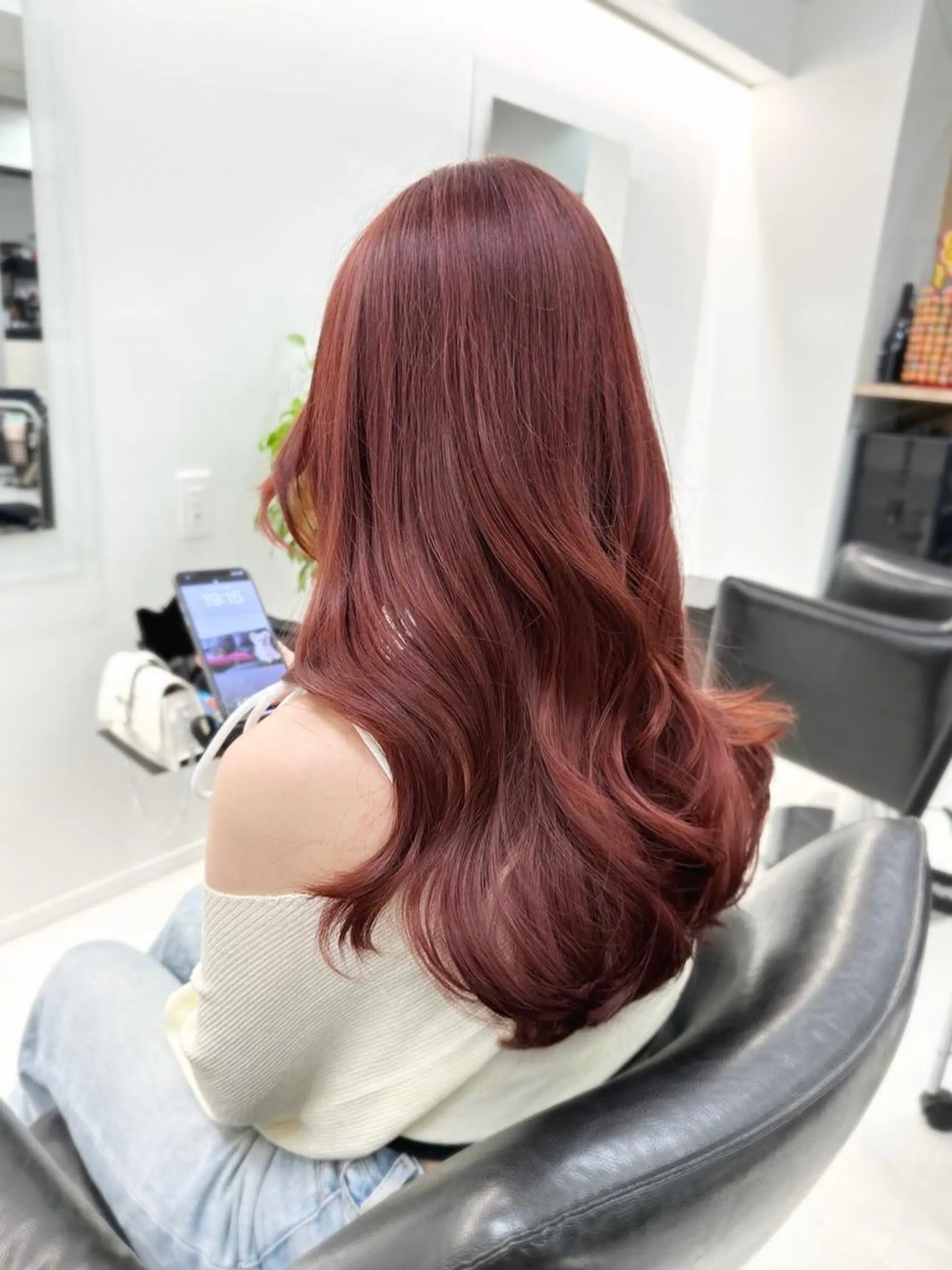 ミディアム カラー 韓国ヘア 店長NEGIのヘアスタイル