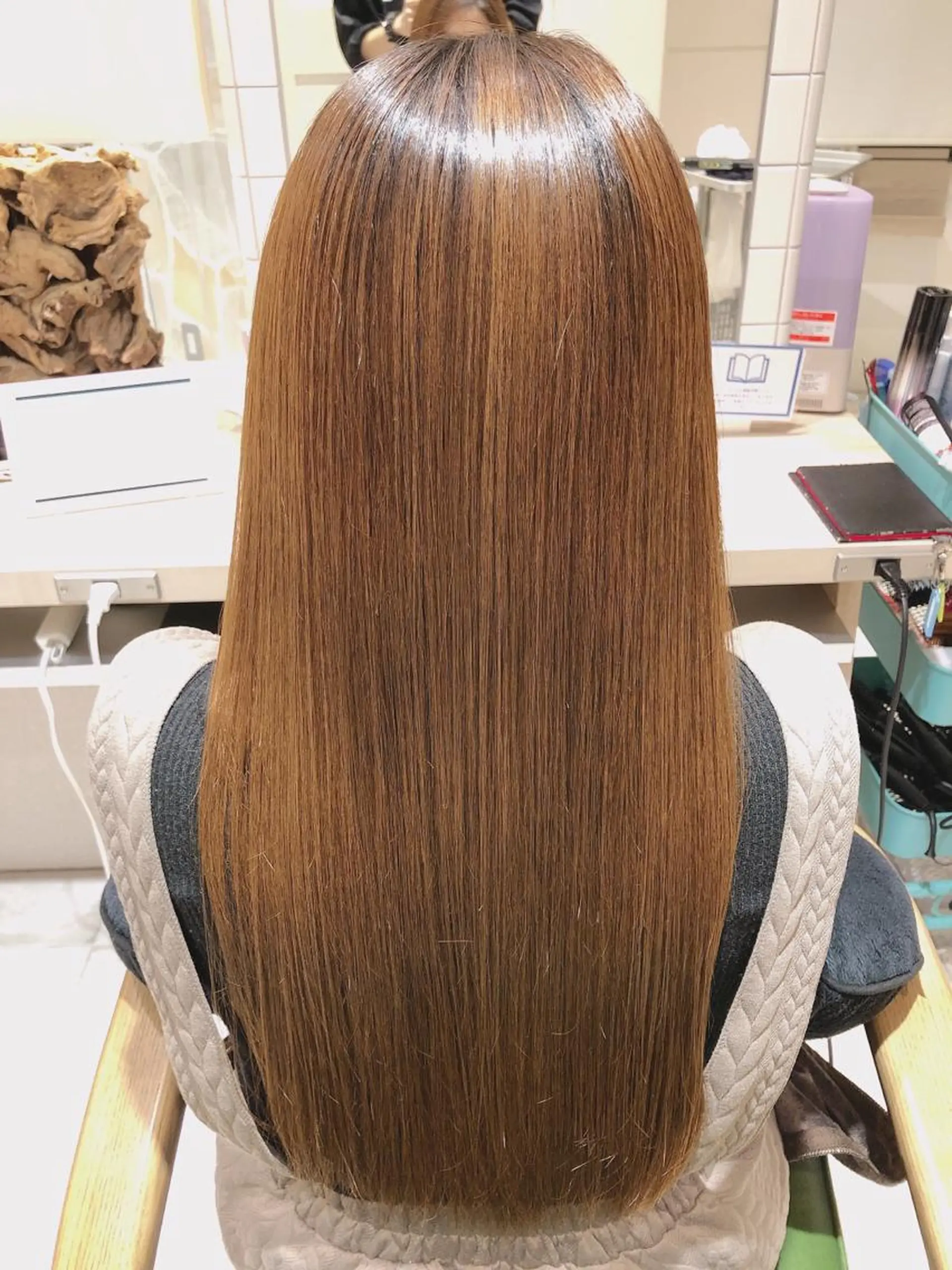 ロング 髪質改善 トリートメント 酸熱トリートメント Moana by HEADLIGHT 川口店所属・川口髪質改善ウルトワ 🌈毛島健樹🌈のヘアスタイル