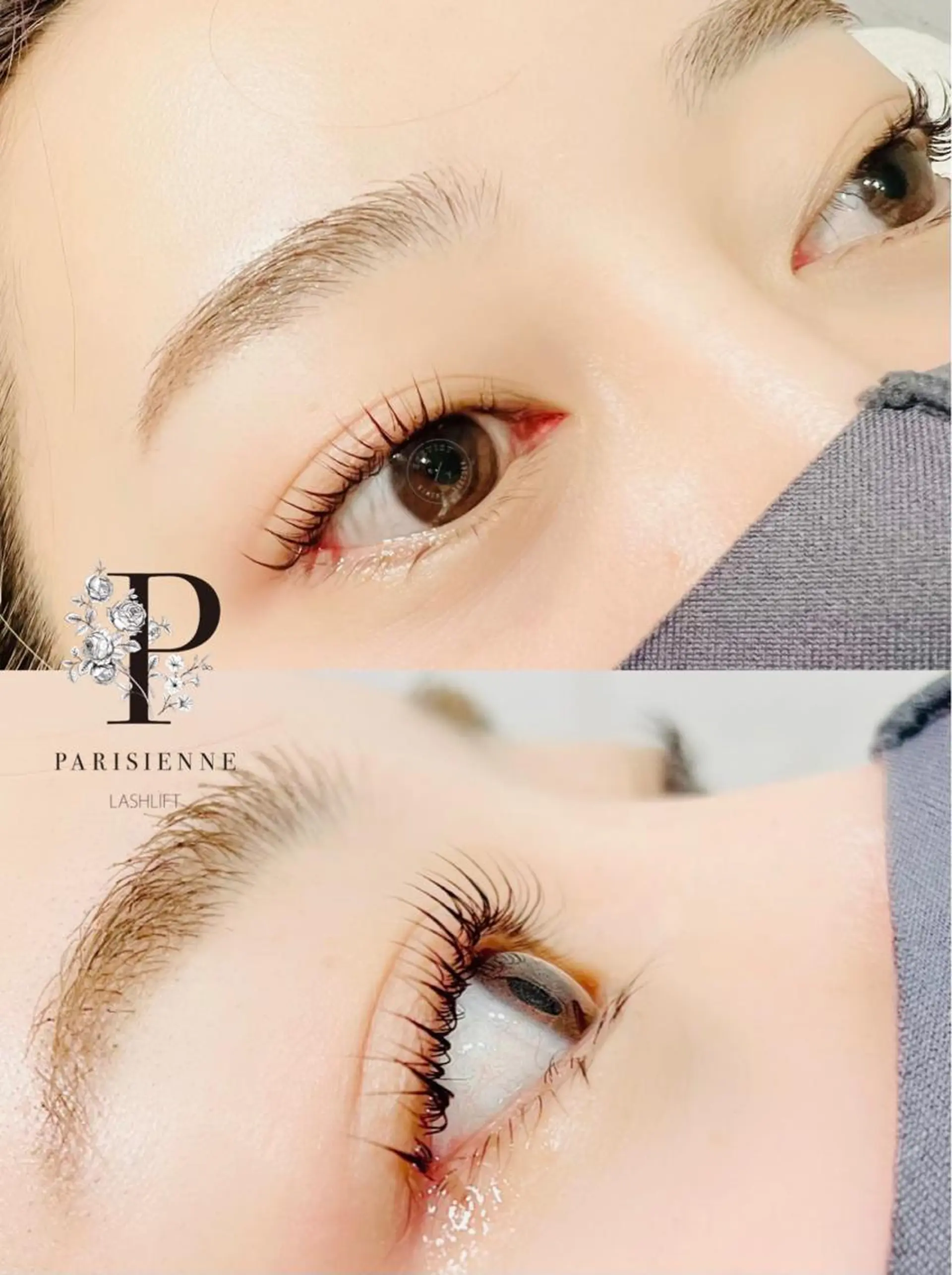 マツエク・マツパ ケラチンラッシュリフト バインドロック Cカール キュート フラットラッシュ マツパ eyelash presh yukaのマツエク・マツパデザイン