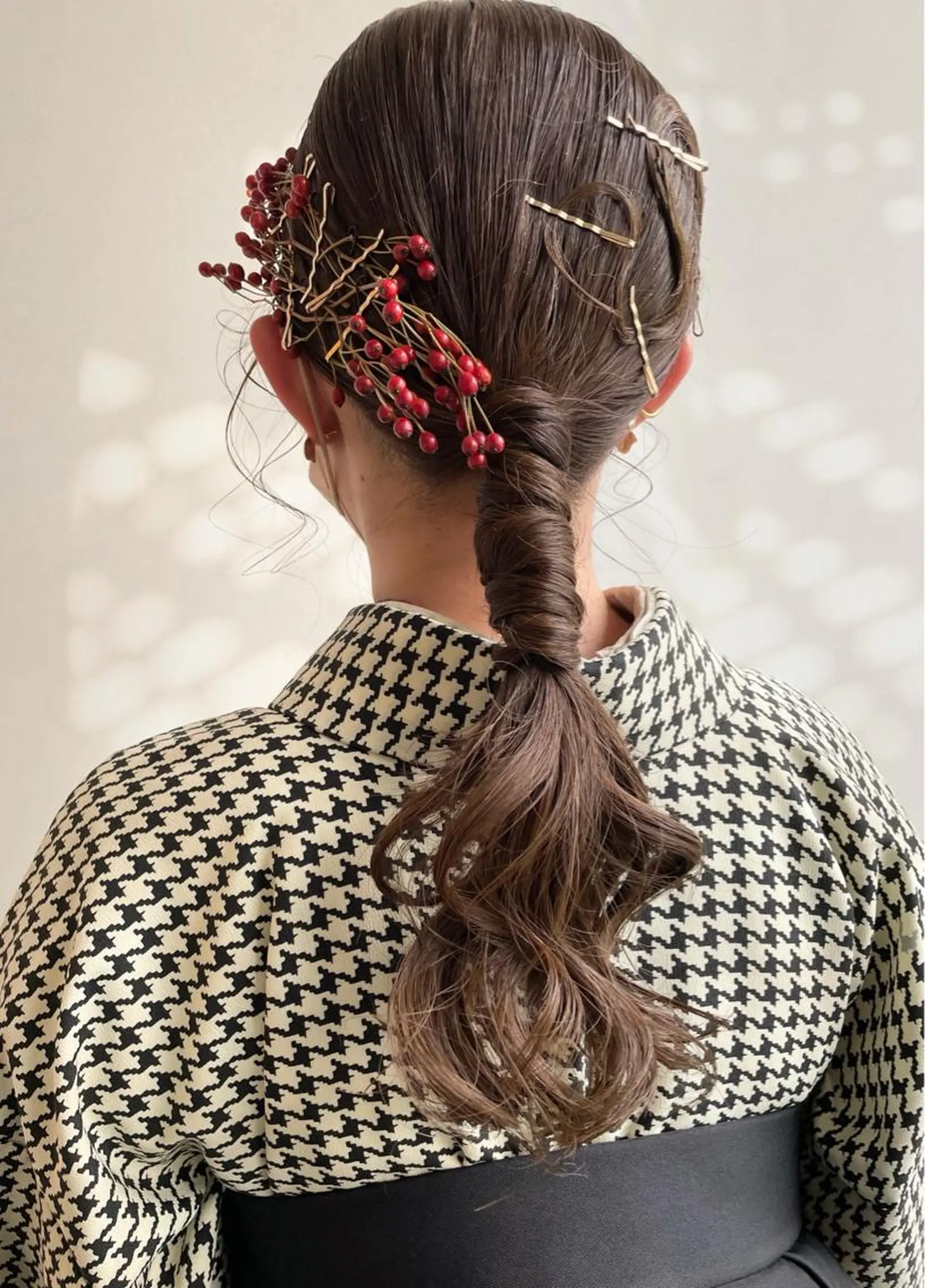 セミロング ヘアアレンジ HAIR MAKE SALON new me所属・ヘアメイク new meのヘアスタイル