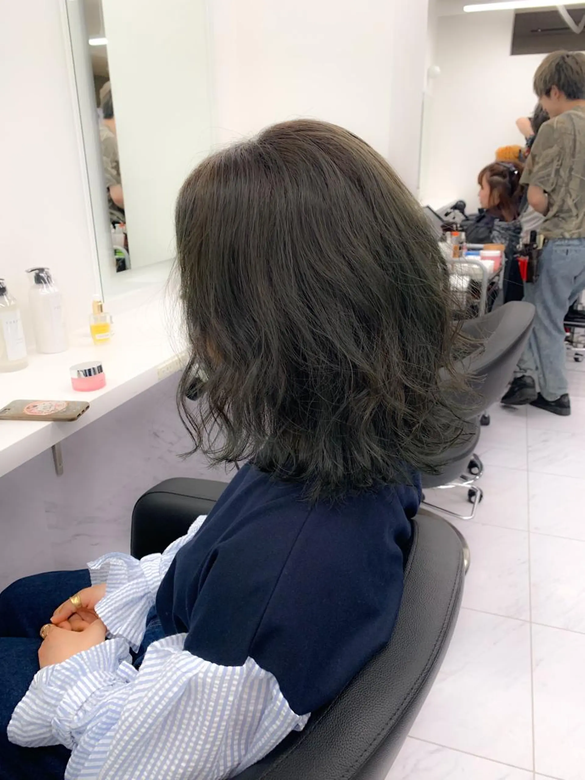 ミディアム カット ヘアカラー トリートメント 【美容室が苦手な方 専問美容室】MIHOのヘアスタイル