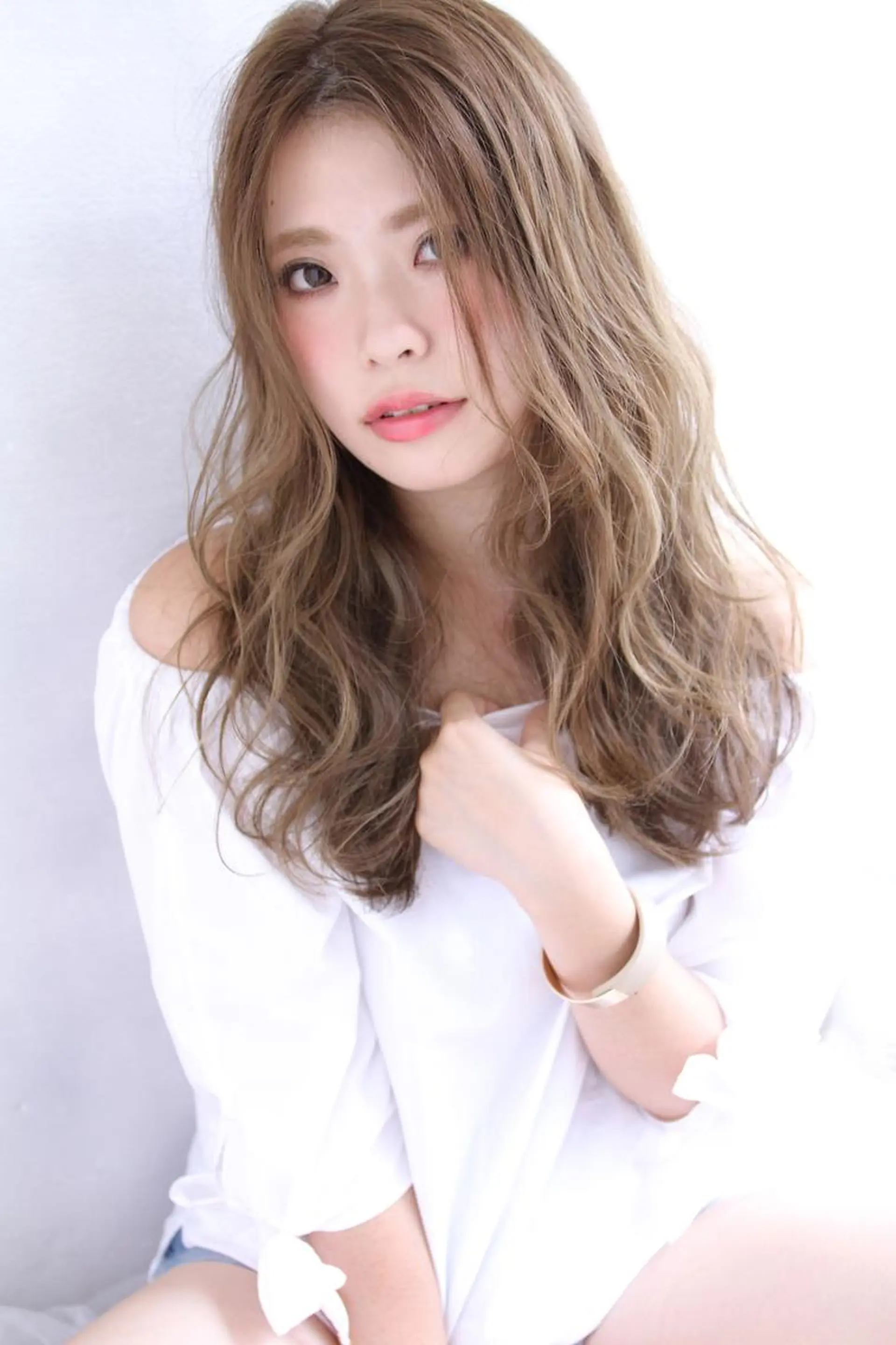 ミディアム 韓国メンズヘア　ミル クティボブ　足立佳代のヘアスタイル