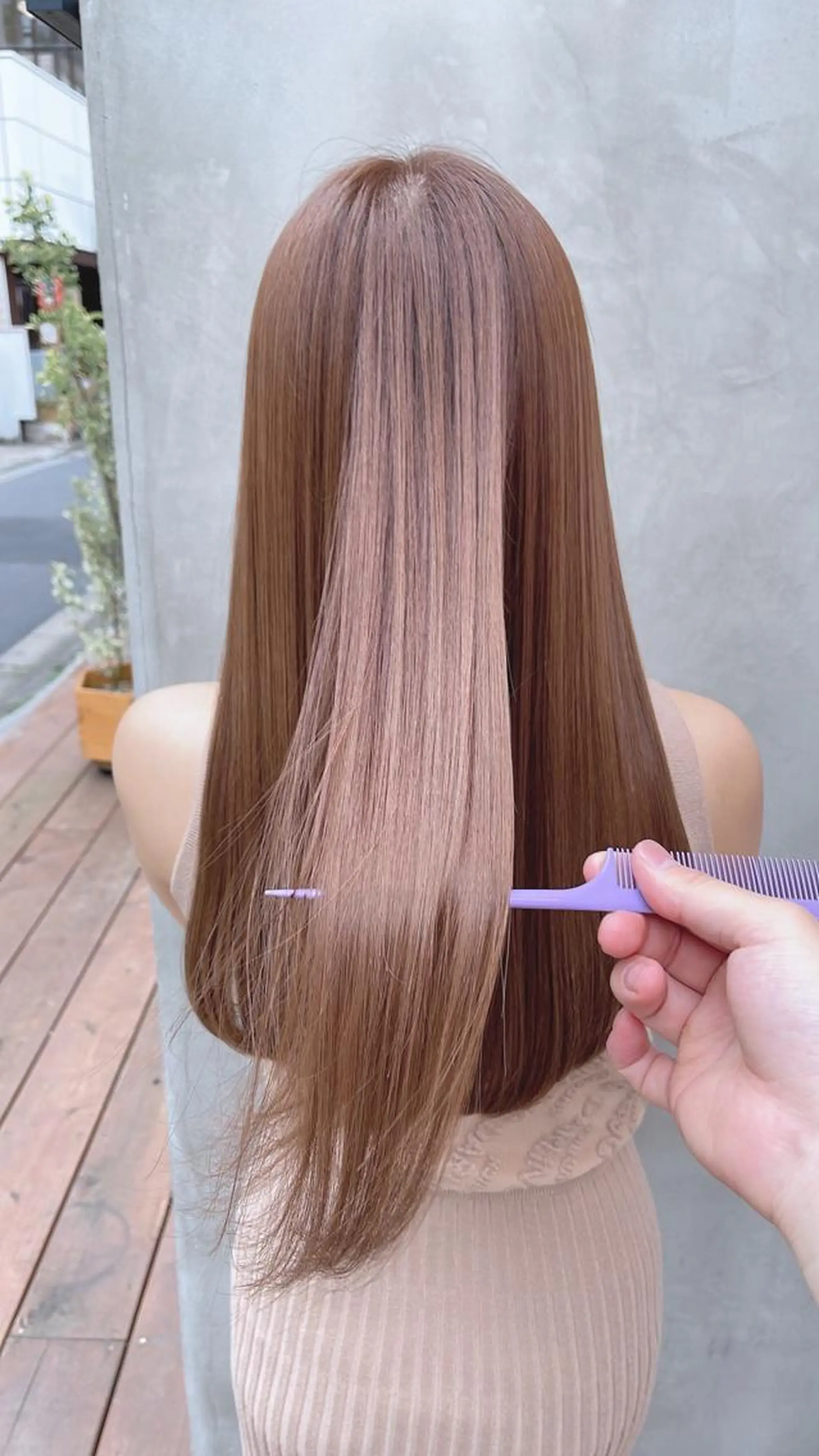 ロング 中顔面短縮 顔まわり新田大翔のヘアスタイル