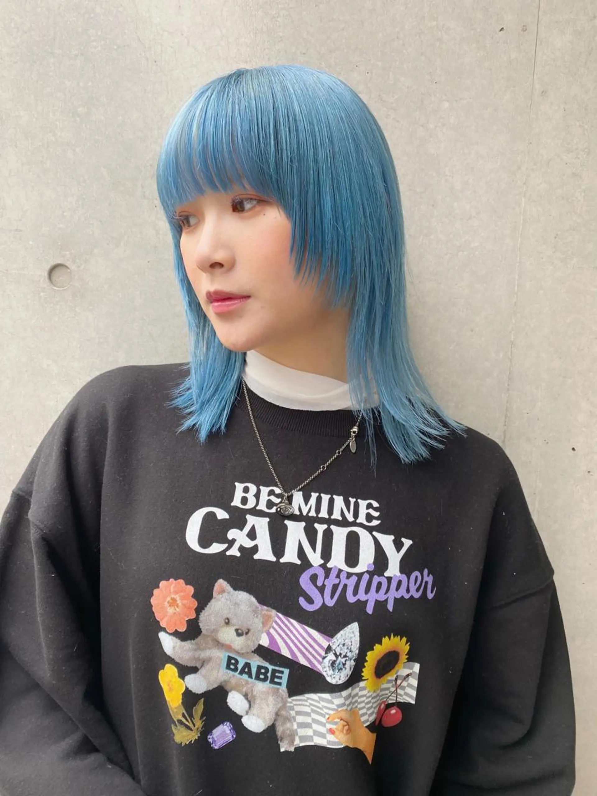 ミディアム カラー ダブルカラー ブリーチ/kaitoのヘアスタイル