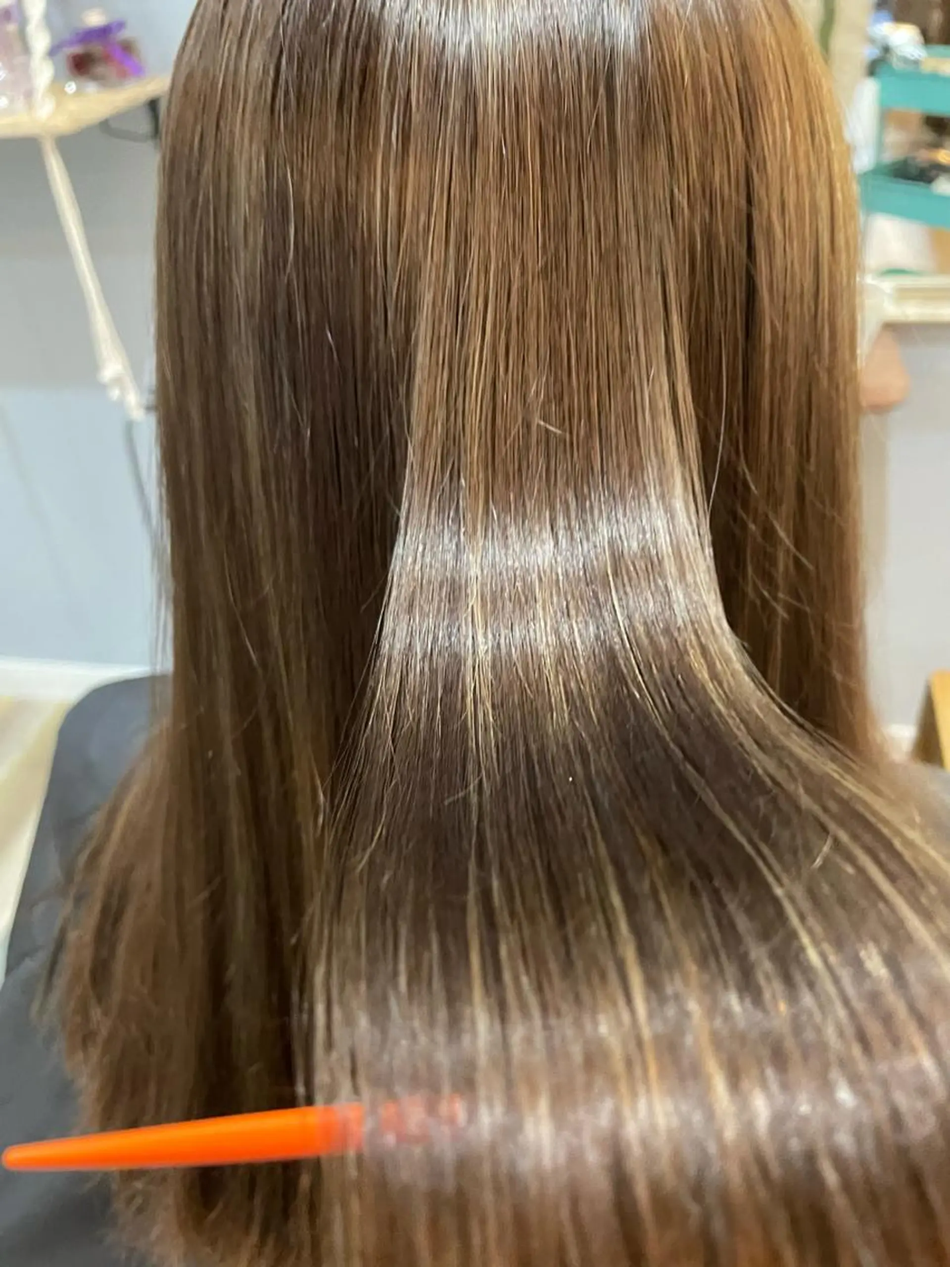 セミロング カラー カット 縮毛矯正 トリートメント 似合わせhair🌼 misakiのヘアスタイル