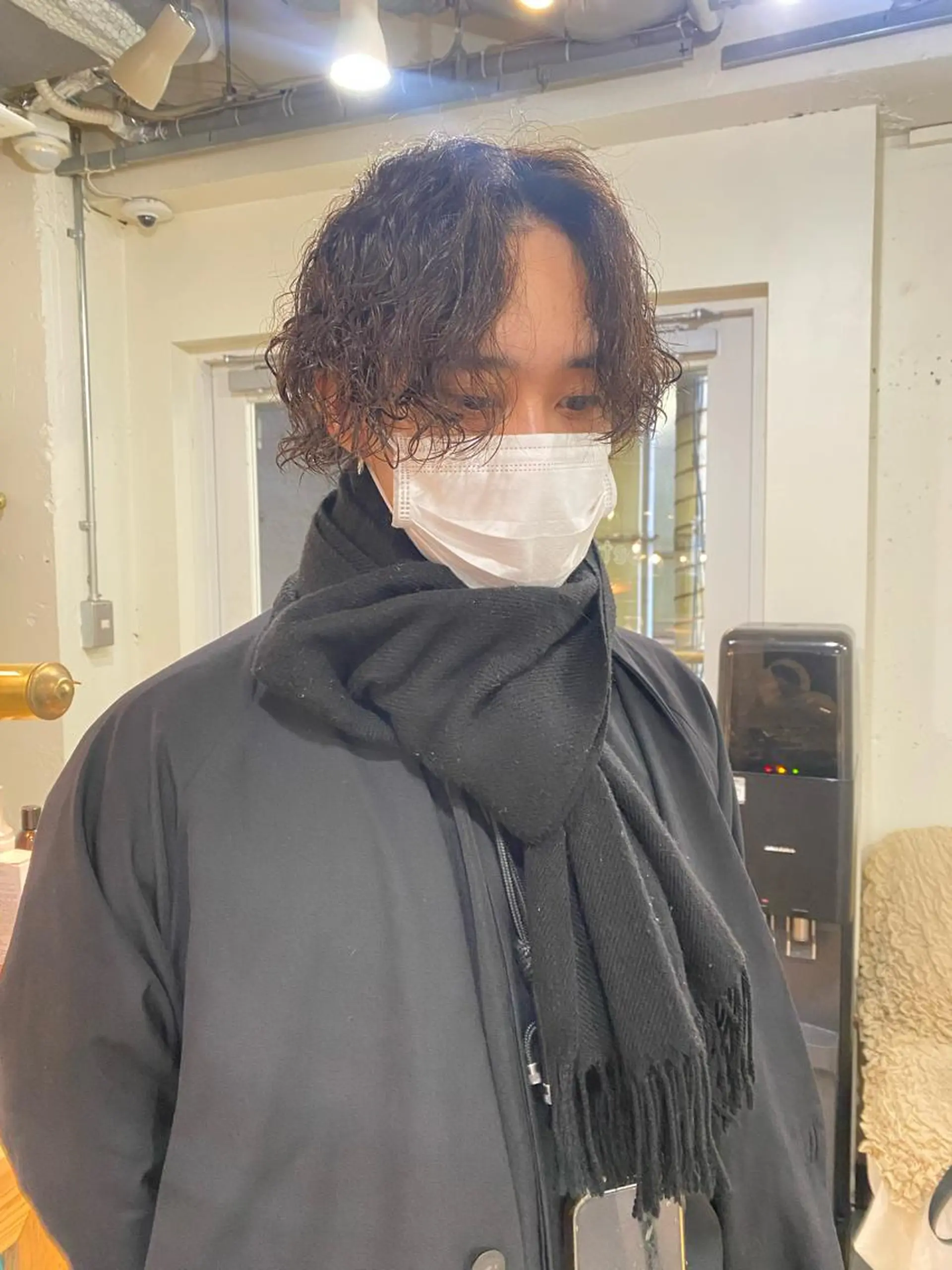 パーマ メンズ 竹内 柚子のヘアスタイル