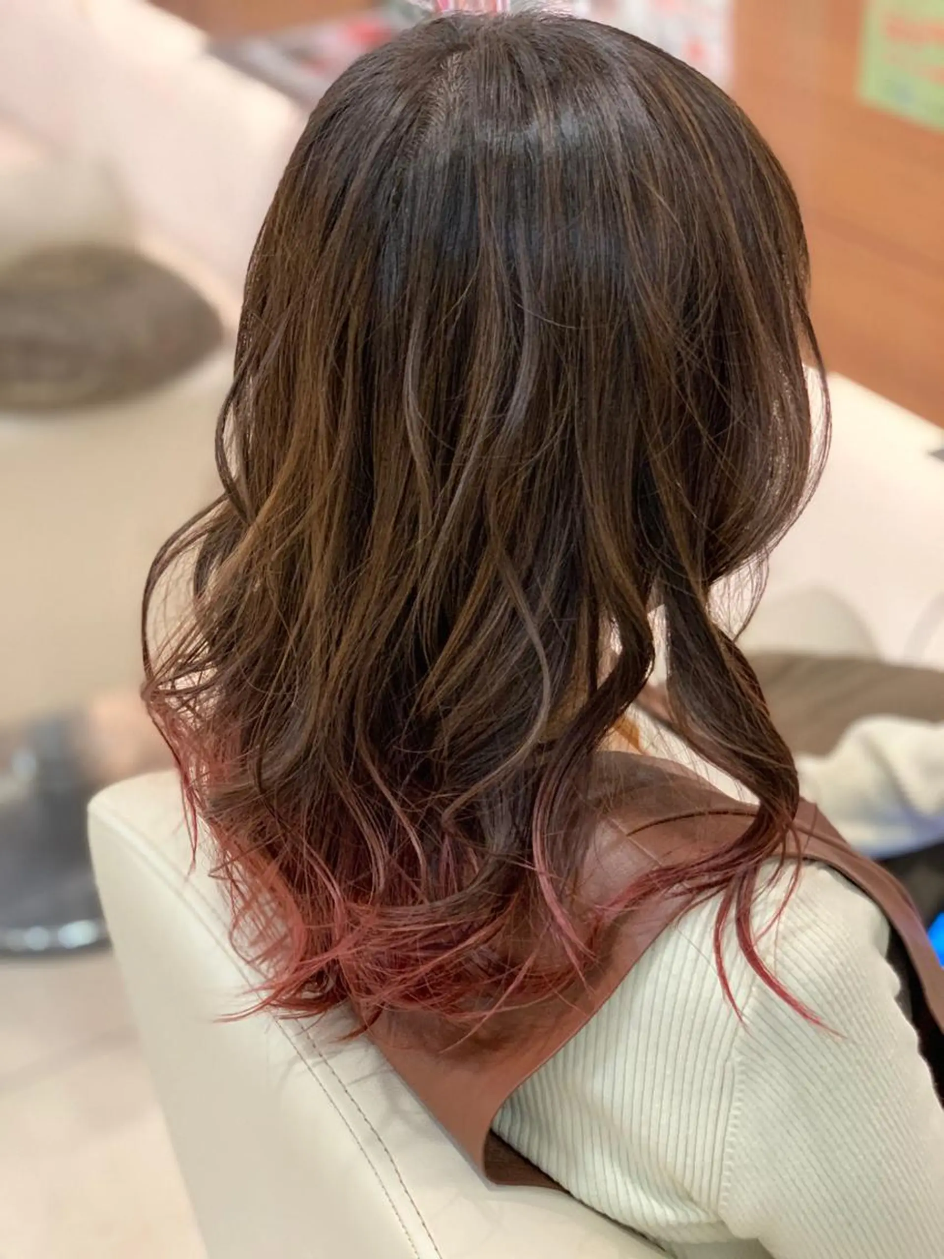 ミディアム カラー パーマ 頭浸浴×似合わせ HolyGrailのヘアスタイル