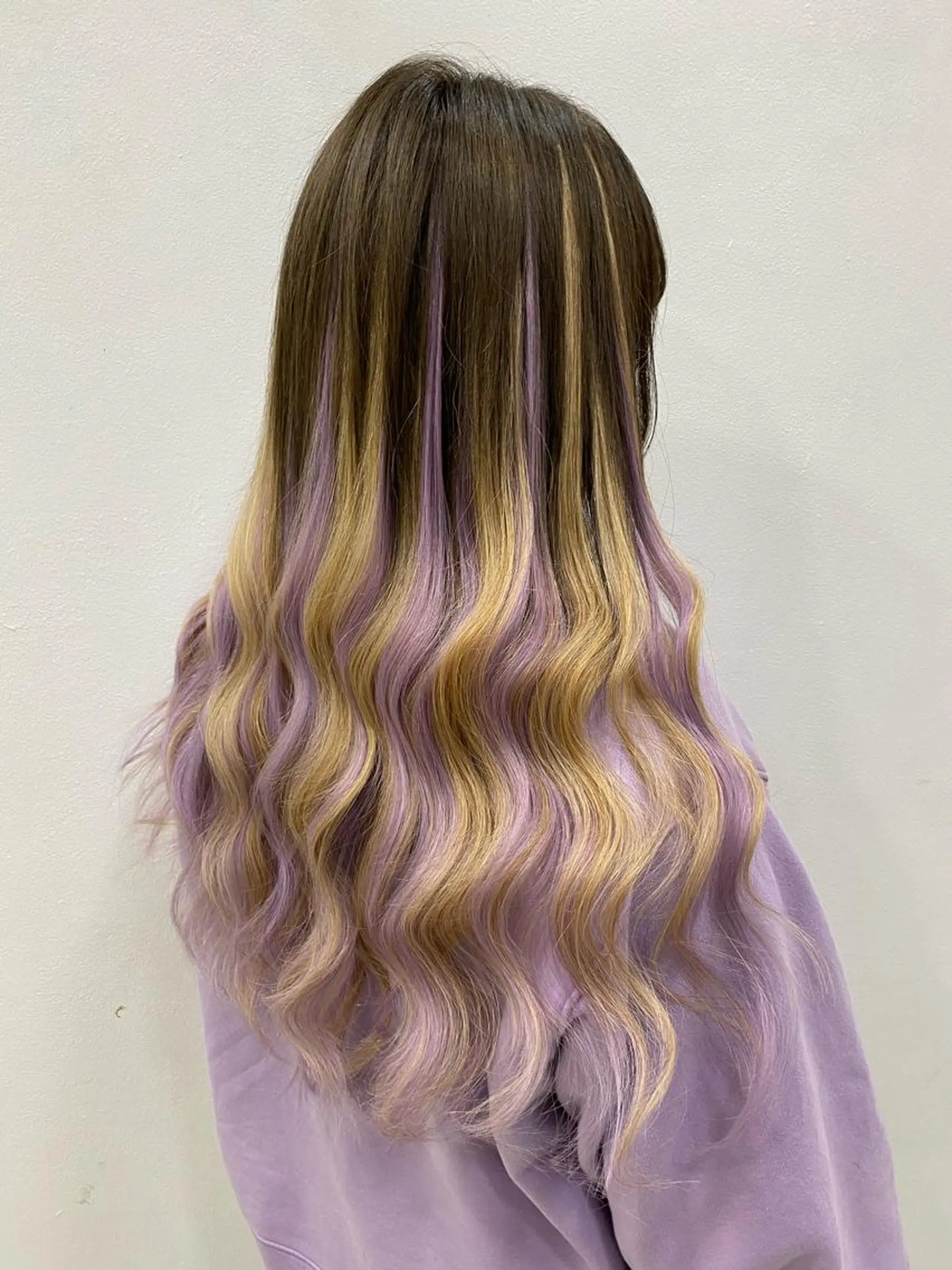 ロング カラー エクステ 美容室 HAKUAのヘアスタイル