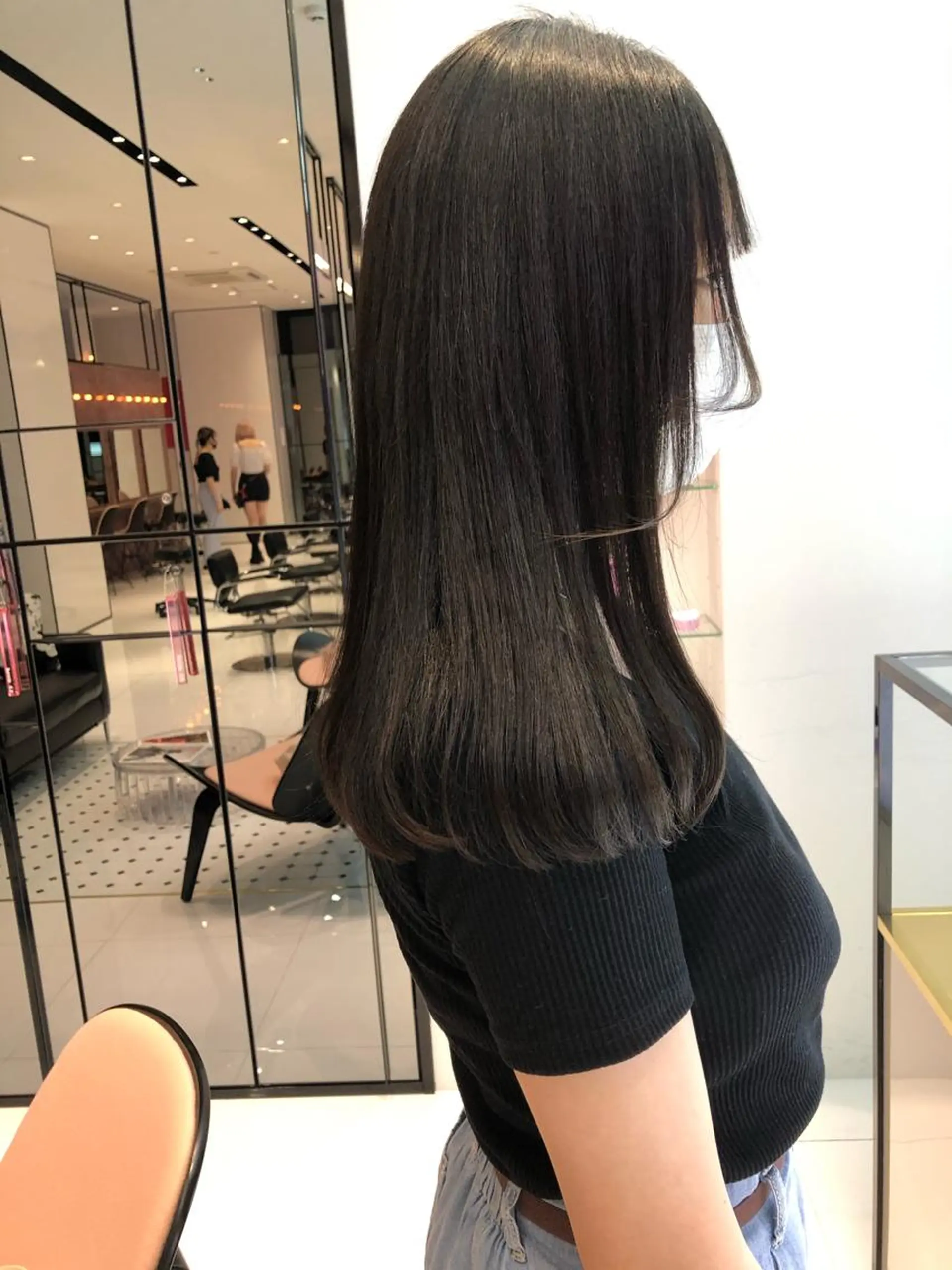 ロング 縮毛矯正 縮毛矯正 相川 愛実のヘアスタイル