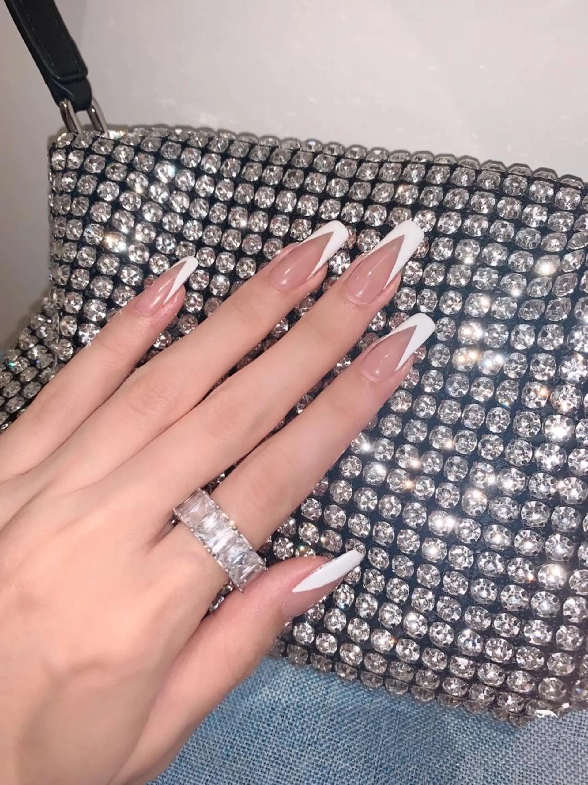 ネイル フレンチネイル スカルプネイル オフのみ(ネイル) パンダ ネイルのネイルデザイン