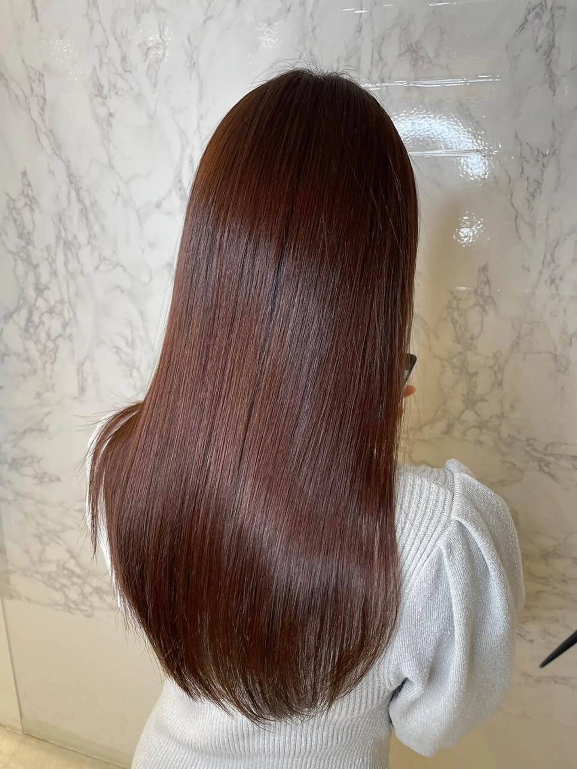 ロング カラー 髪質改善・縮毛矯正 濱　泰賀のヘアスタイル