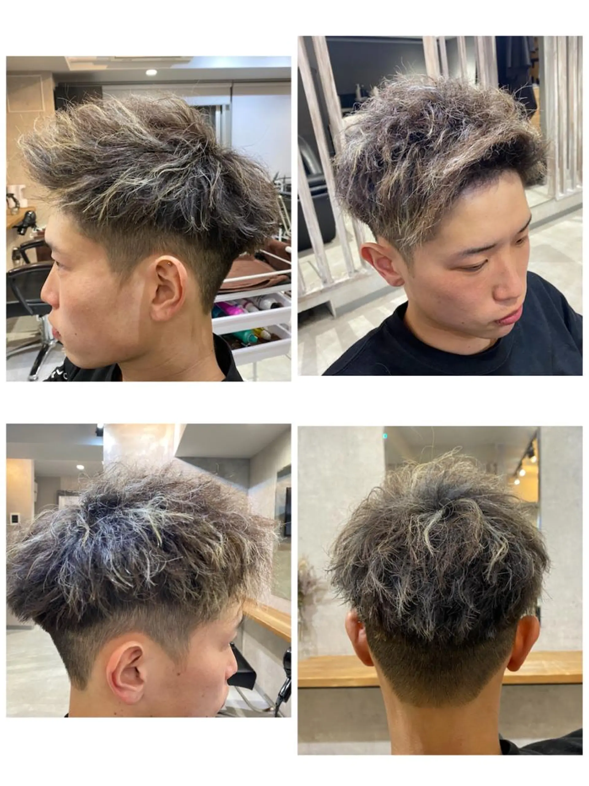 ショート カラー メンズ メンズブリーチ メンズハイライト ブリーチ ハイライトカラー ハイライト カット ヘアカラー 🐉『メンズ美容師』 吉田龍星🐉のヘアスタイル