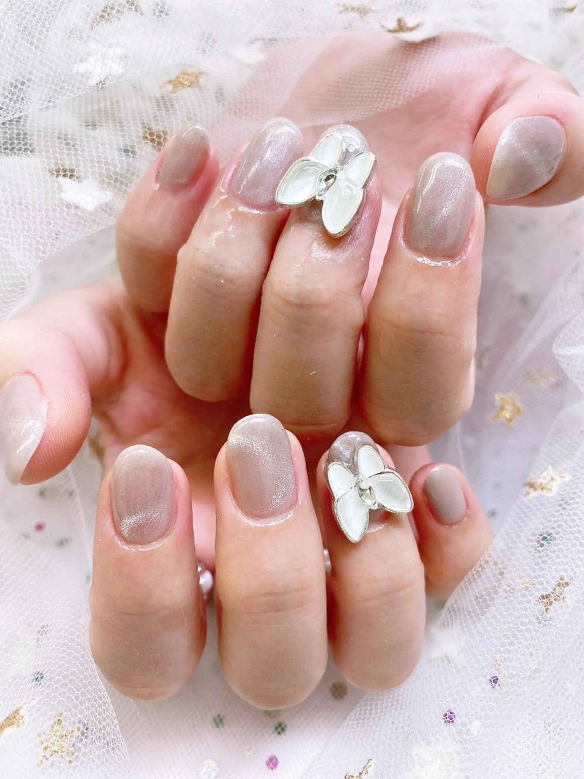 ネイル 🦋ネイルサロン ブラン🌈ゆりのネイルデザイン