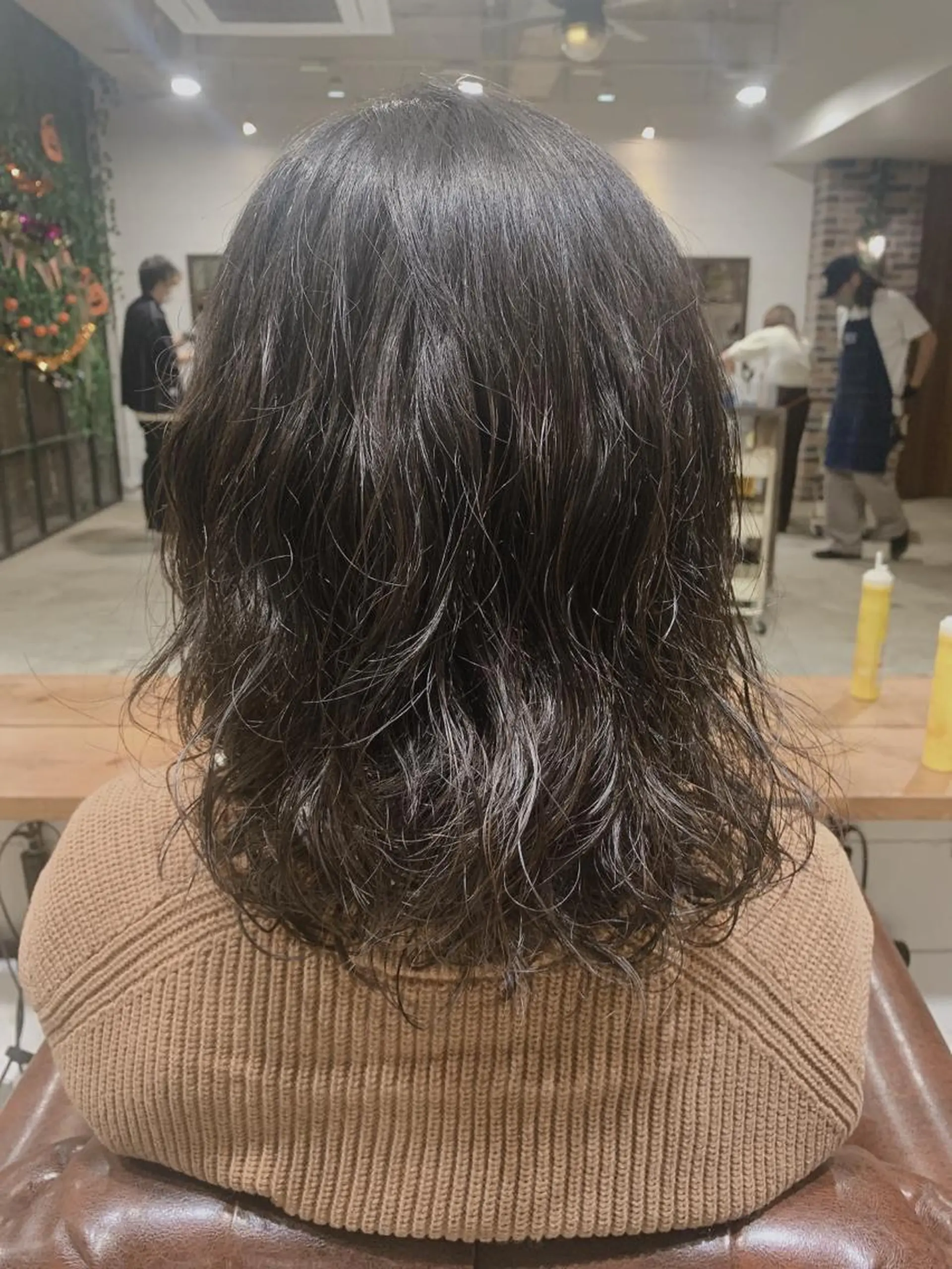ミディアム パーマ ショート🌼パーマ 本間正子のヘアスタイル