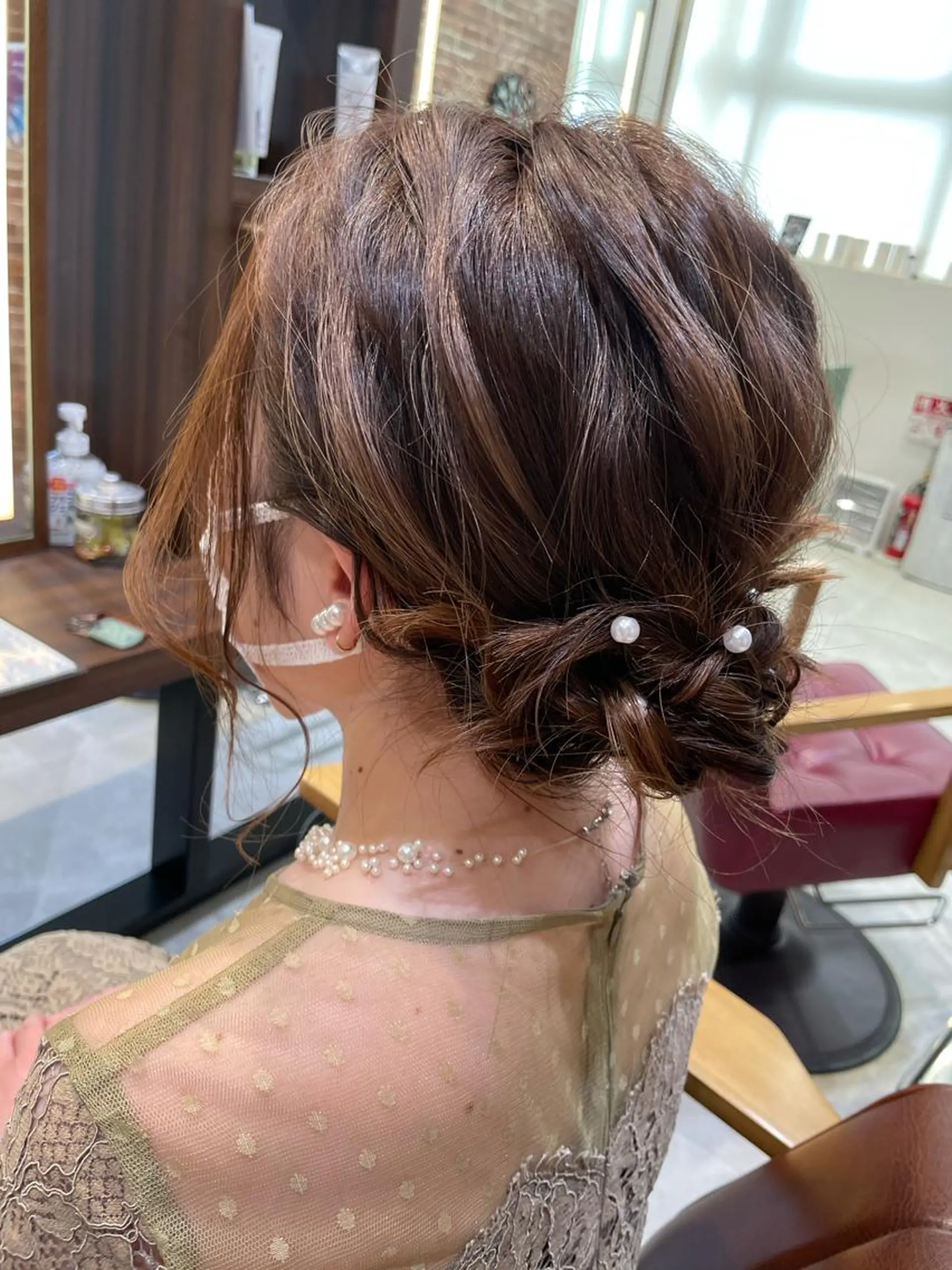 セミロング ヘアアレンジ 髪質改善/縮毛矯正 ツヤ髪🩷さつきのヘアスタイル