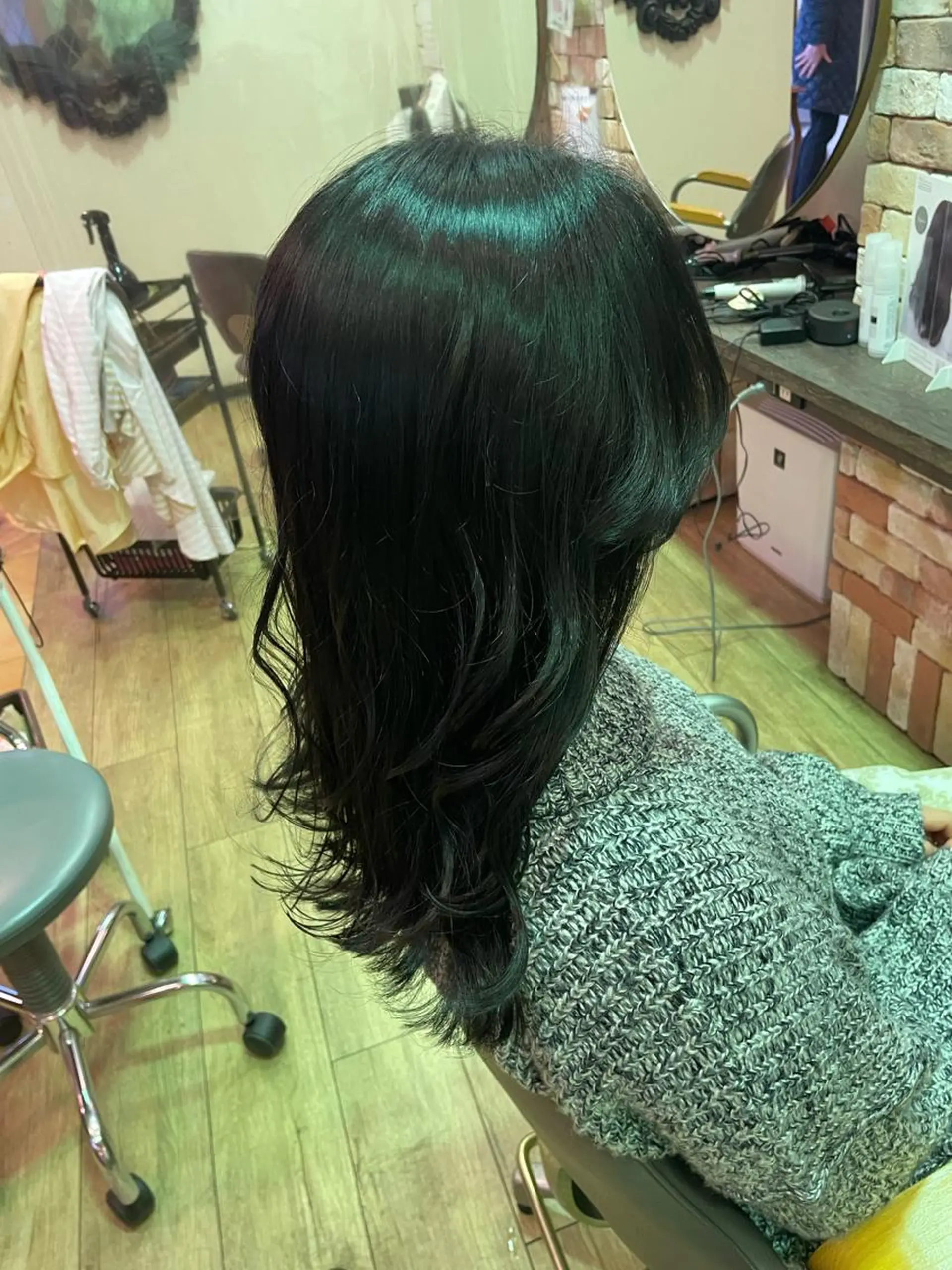 ロング カラー hair make echo滿木あい花のヘアスタイル