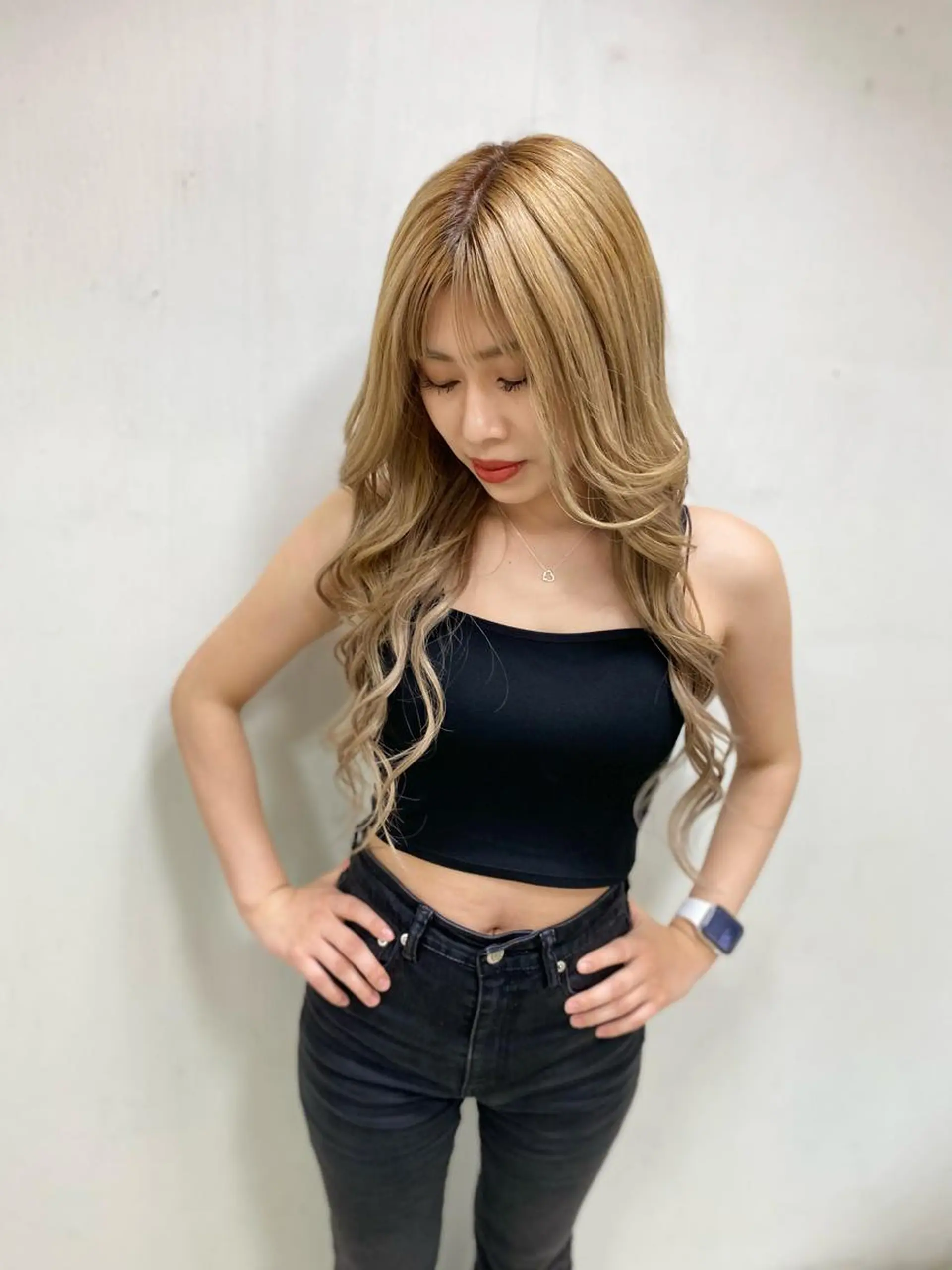 セミロング カラー パーマ ヘアアレンジ メンズ キッズ ネイル マツエク・マツパ アイブロウ 🧡可愛い色落ち🧡 ハイトーン特化🧡のヘアスタイル