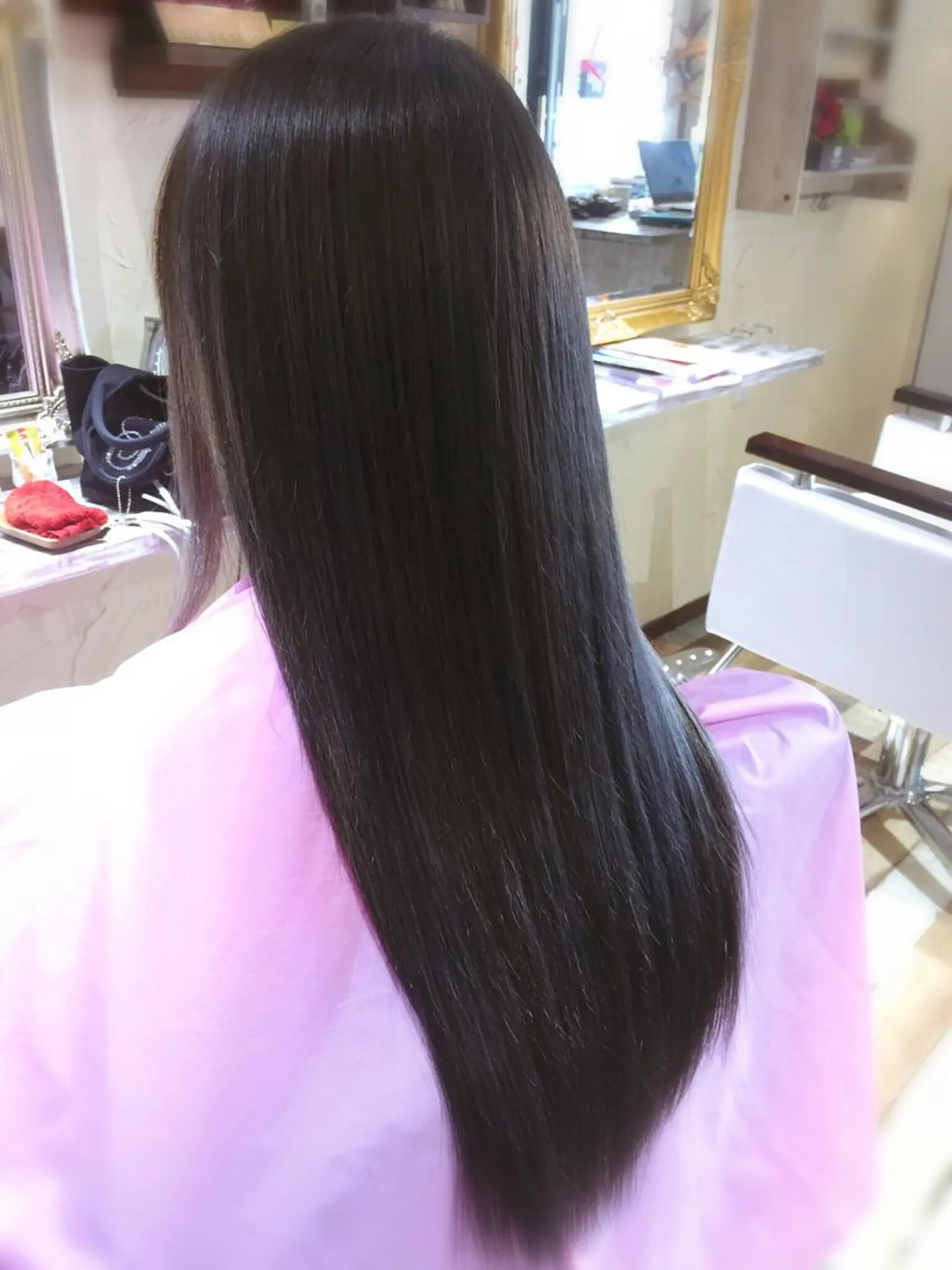 ロング パーマ カット 縮毛矯正 トリートメント 🌈２０年目突入🎉 山口のヘアスタイル