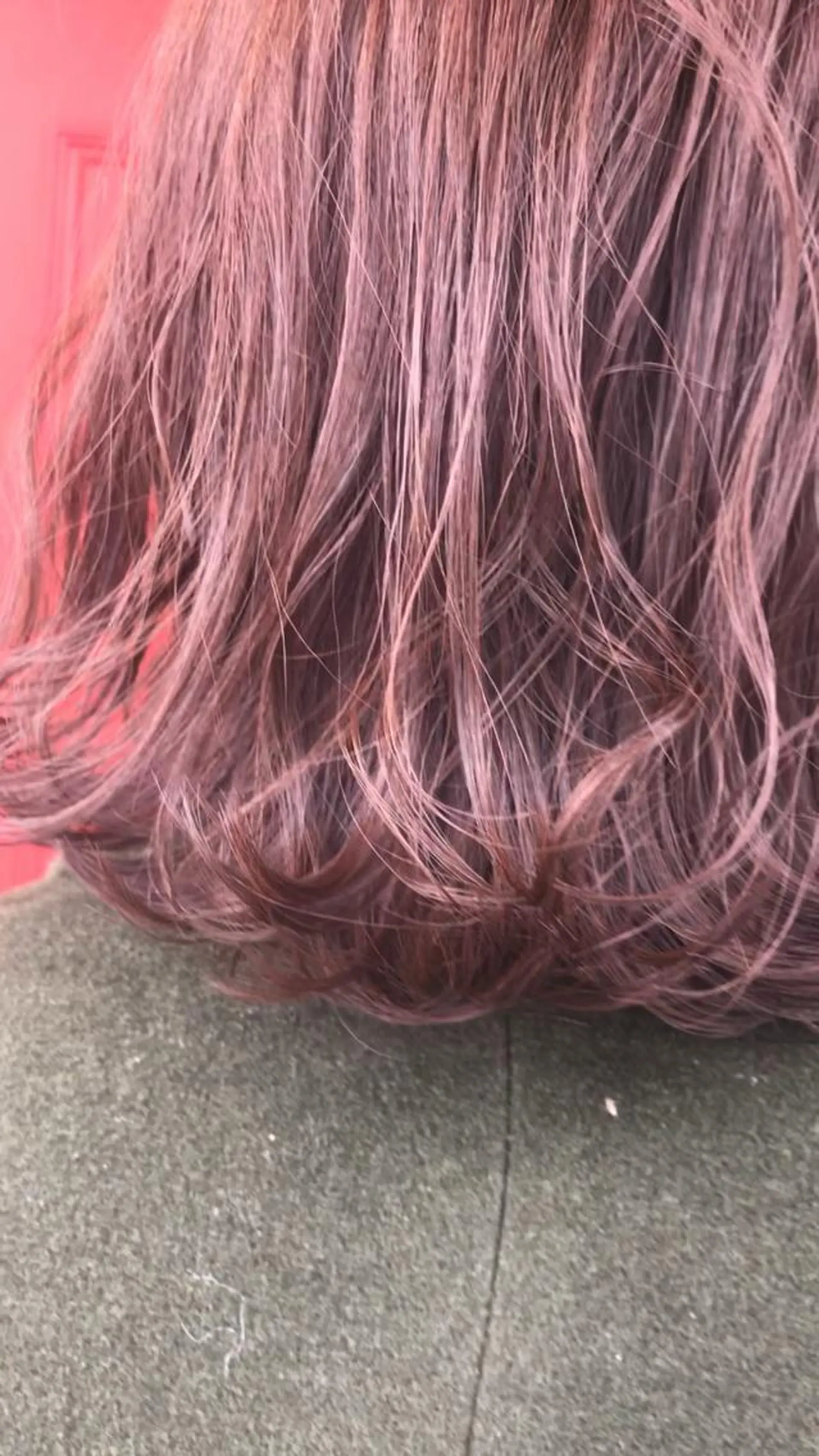 ミディアム カラー ベージュカラー オレンジ オレンジベージュ 🌸MAYU🌸 ハイトーン➕レイヤーのヘアスタイル