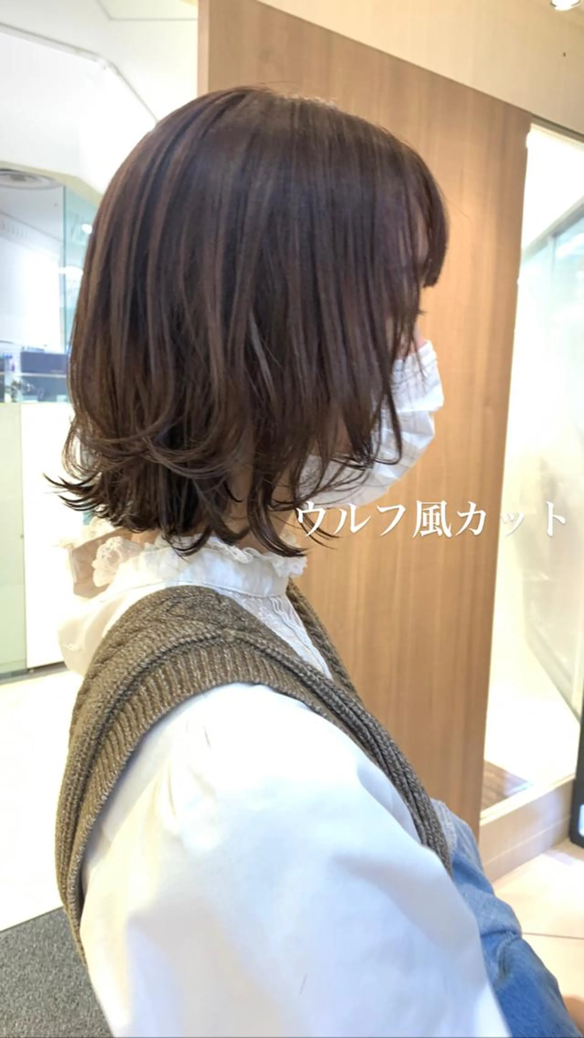 ミディアム カラー 似合わせカラー/艶 髪質改善/ヨシザキのヘアスタイル